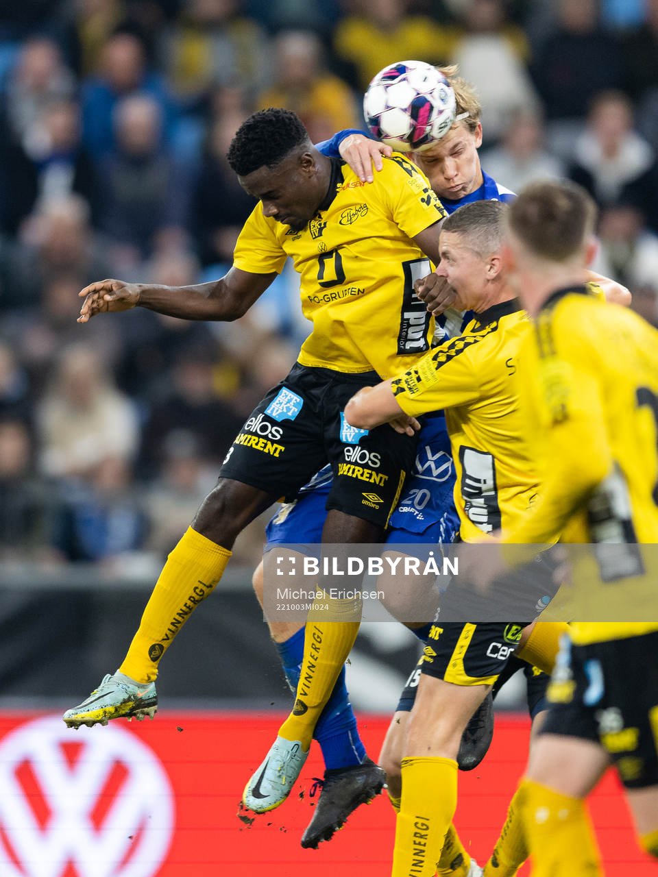 Elfsborgs Michael Baidoo och IFK Göteborgs Johan Bångsbo