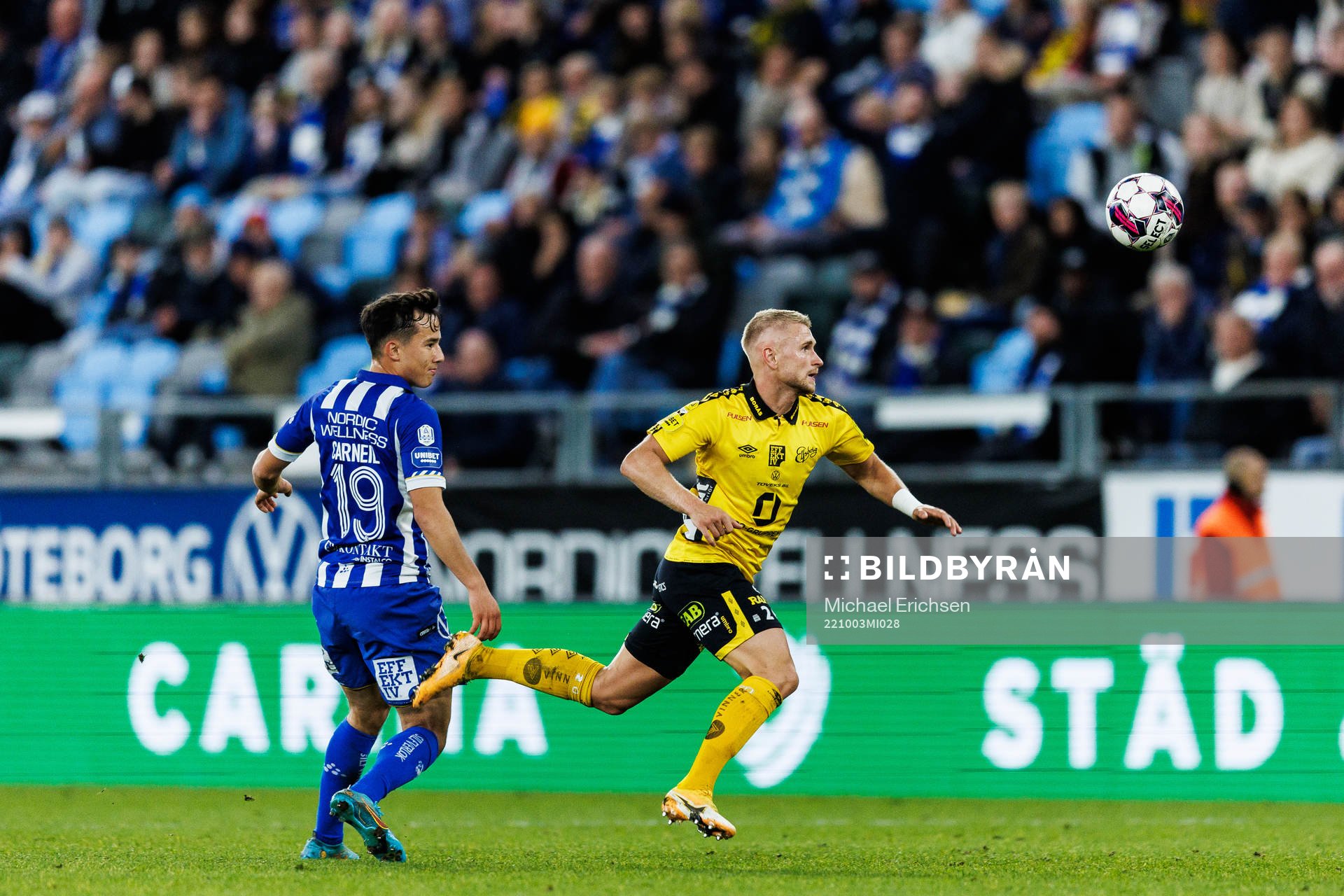 IFK Göteborgs Hussein Carneil och Elfsborgs Simon Strand