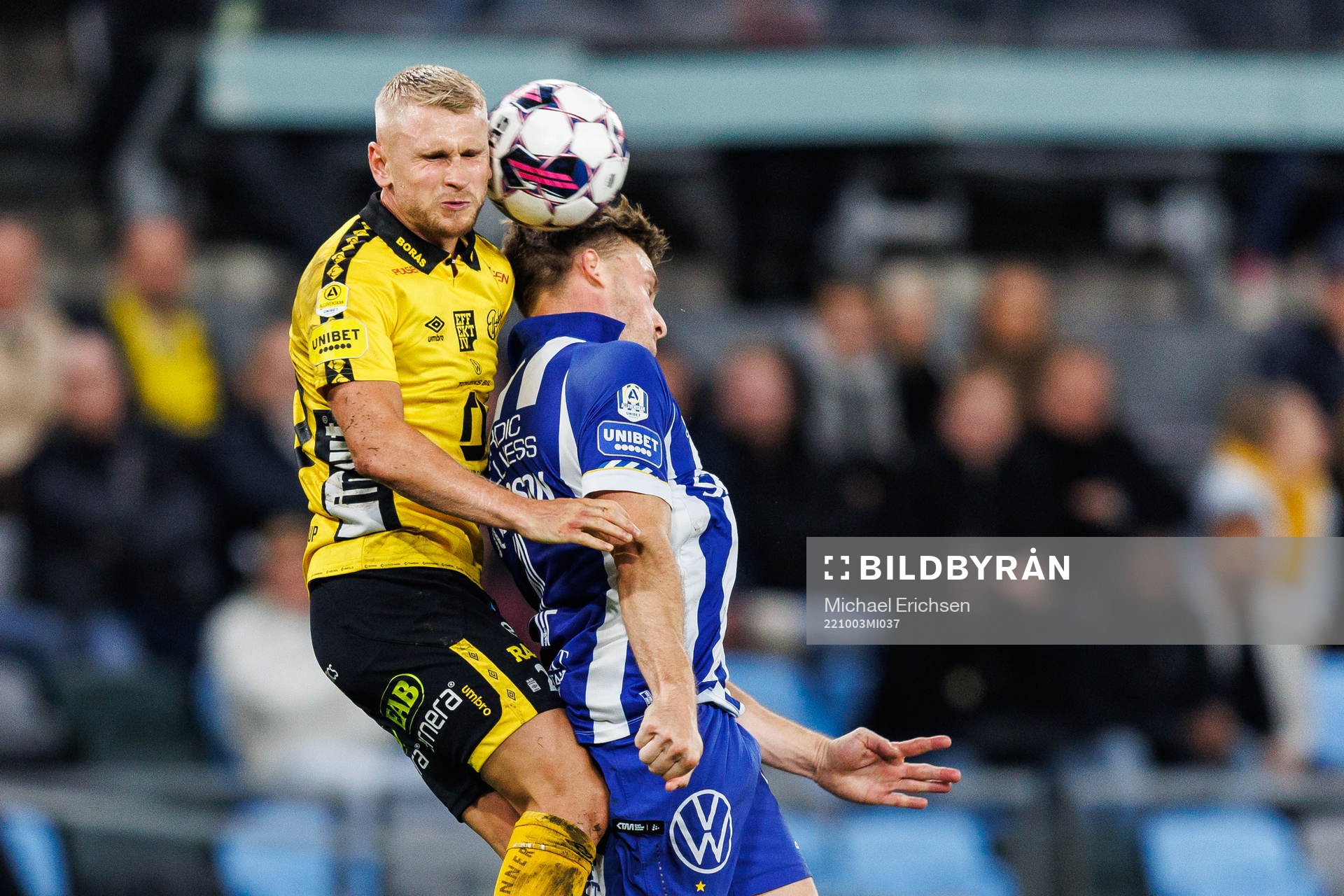 Elfsborgs Simon Strand och IFK Göteborgs Carl Johansson