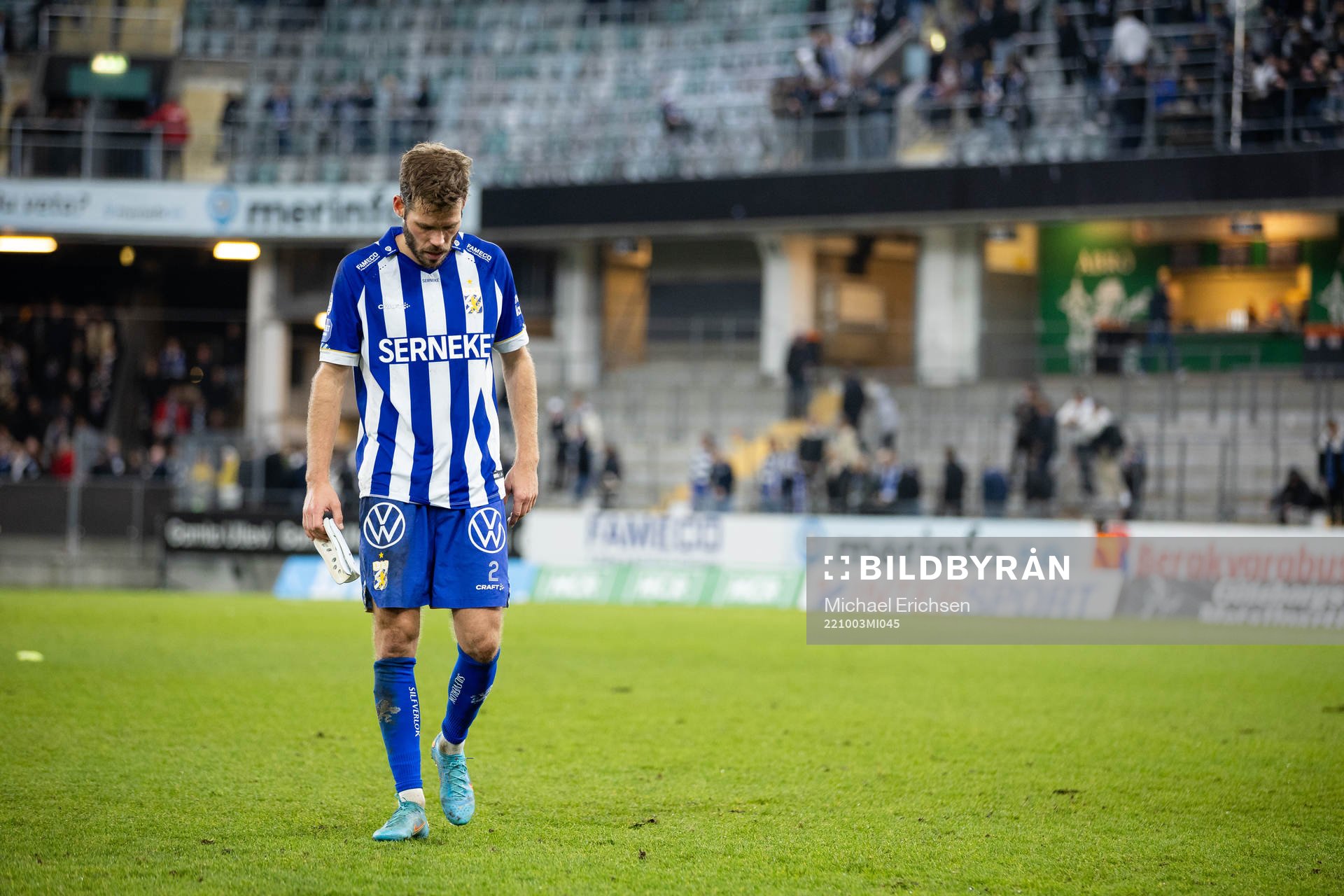 IFK Göteborgs Emil Salomonsson deppar