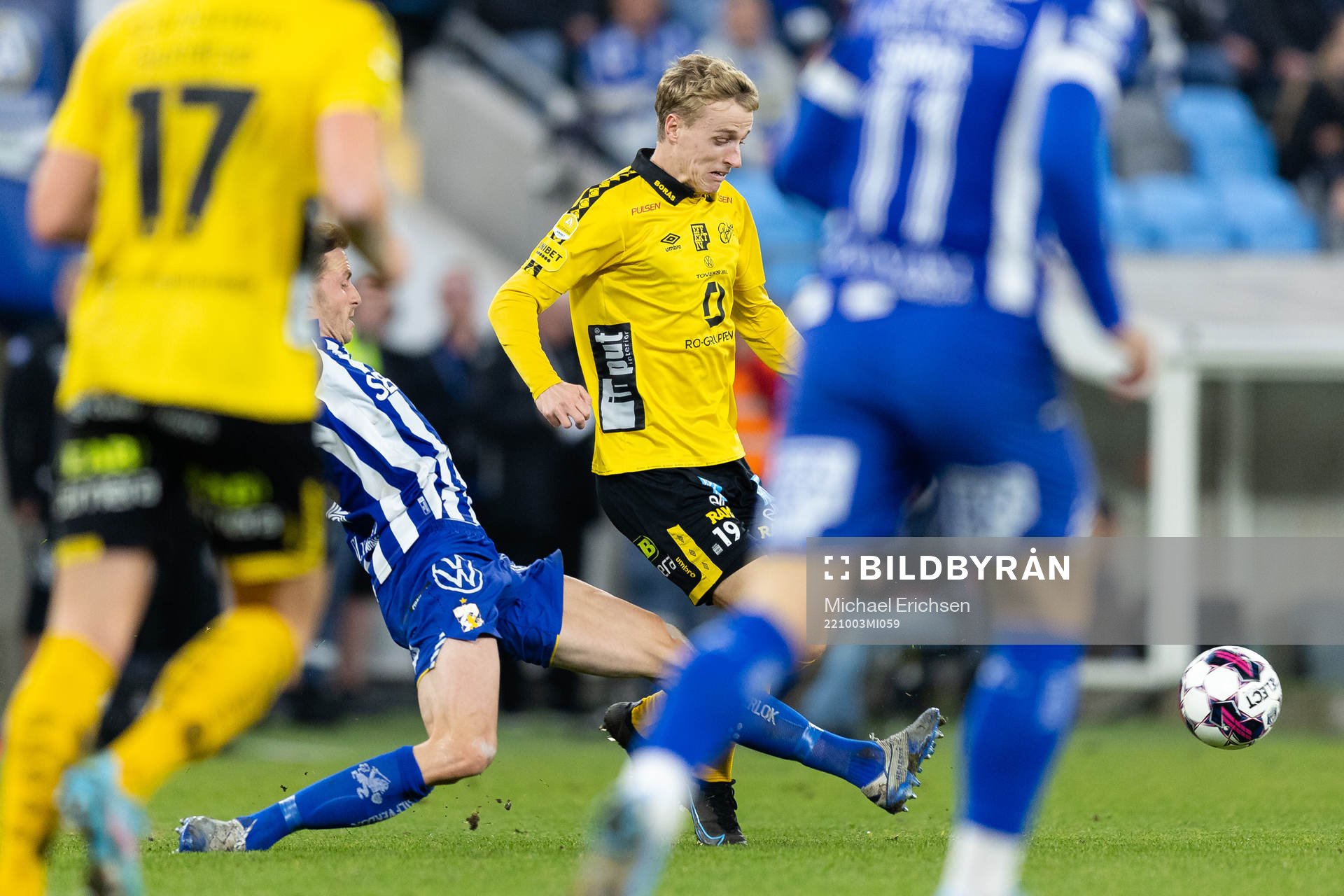 IFK Göteborgs Carl Johansson och Elfsborgs Jeppe Møldrup