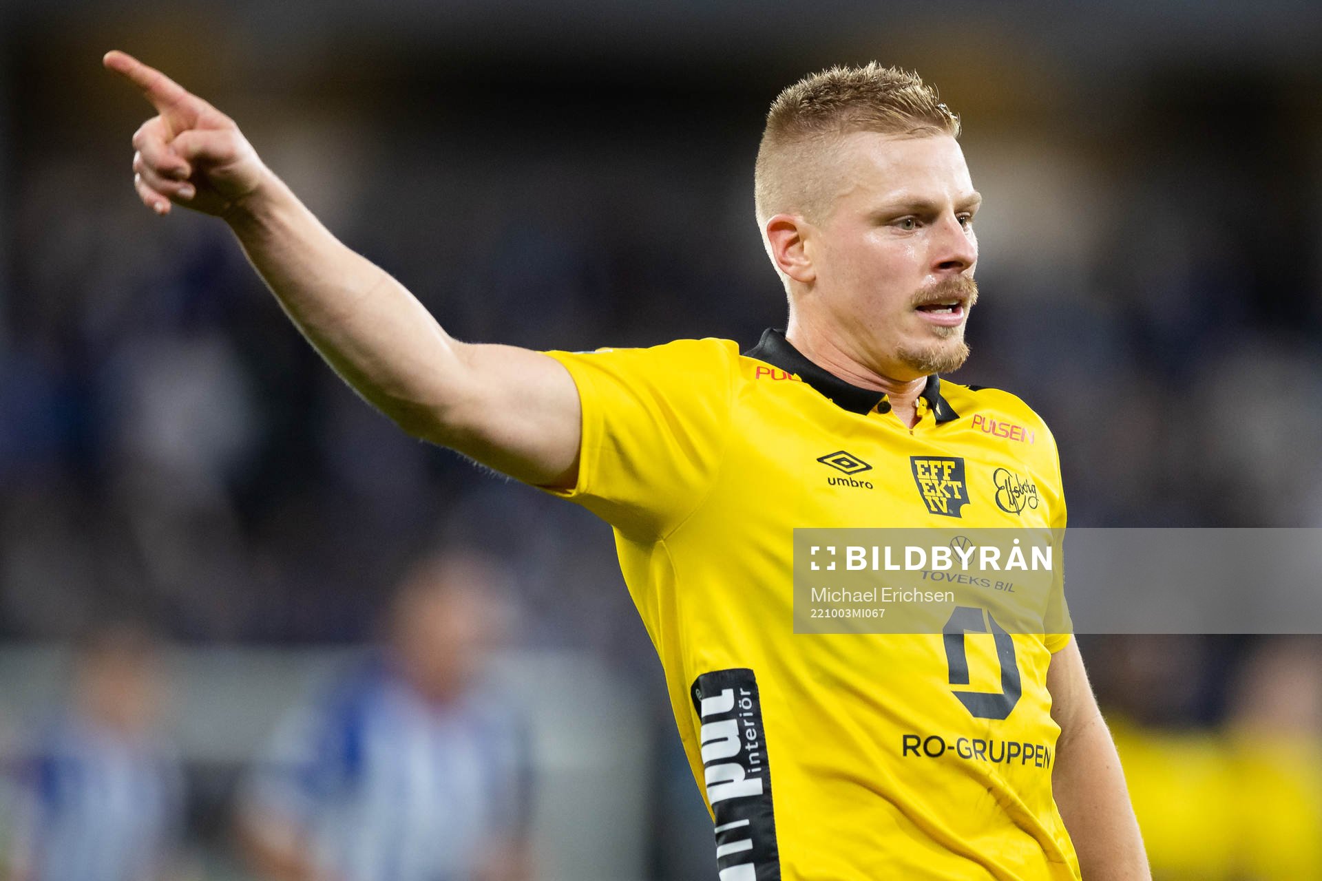 Elfsborgs Per Frick under fotbollsmatchen i Allsvenskan mellan IFK Göteborg och Elfsborg den 3 oktober 2022 i Göteborg. 