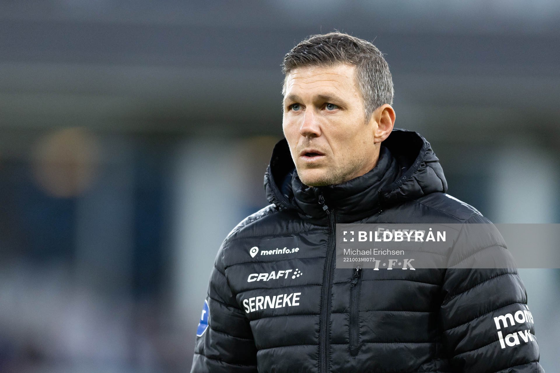 IFK Göteborgs assisterande tränare Hannes Stiller innan