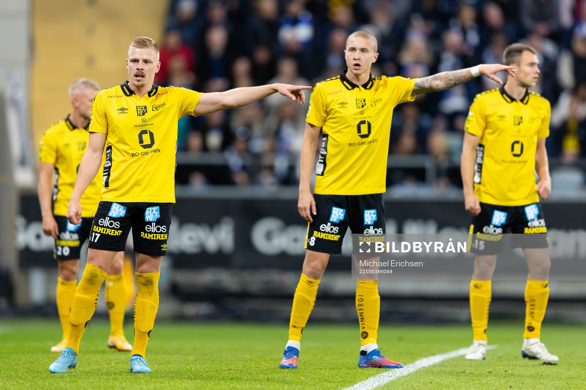 Elfsborgs Per Frick, Sebastian Holmen och Leo Väisänen