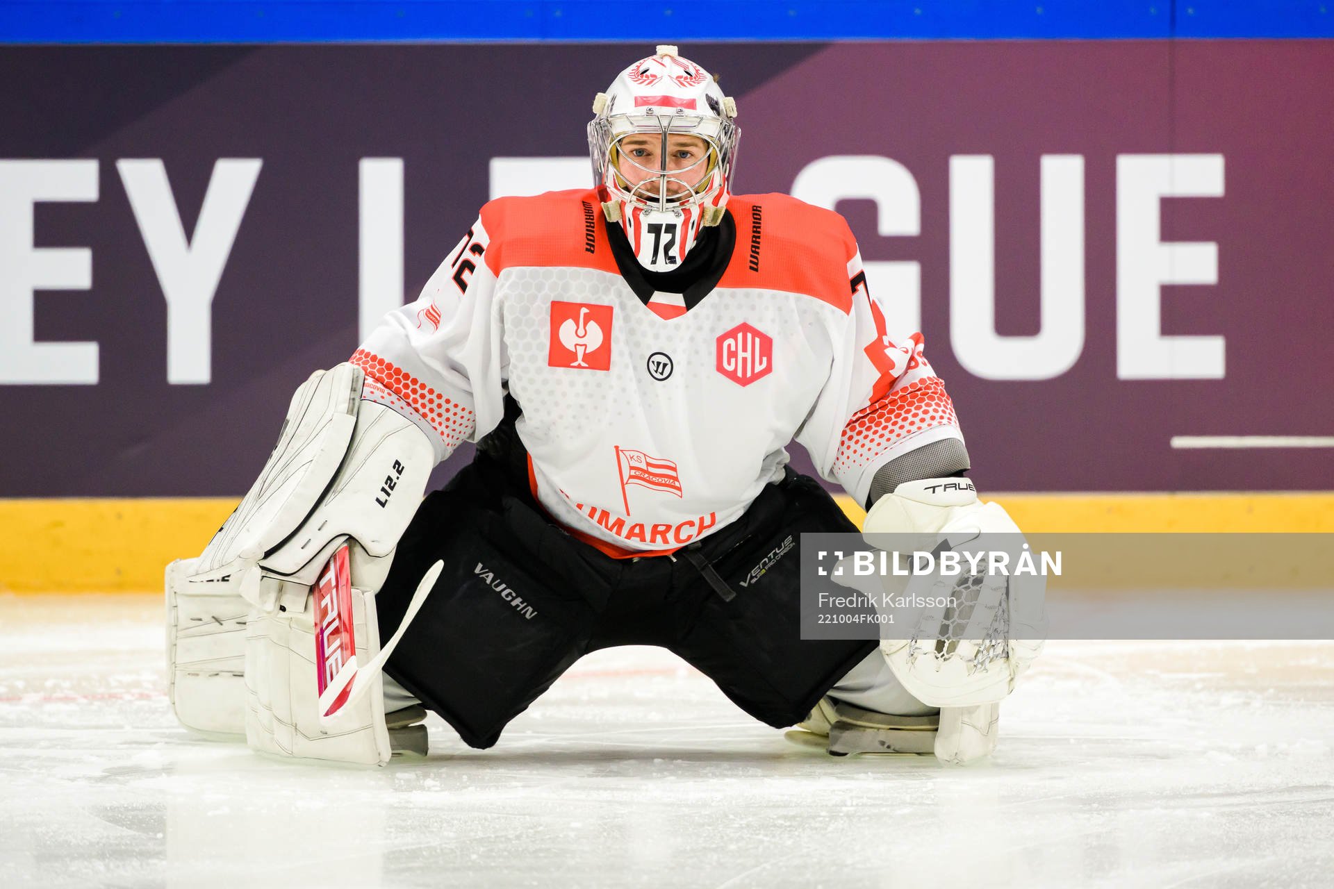 goaltender David Zabolotny of Cracovia