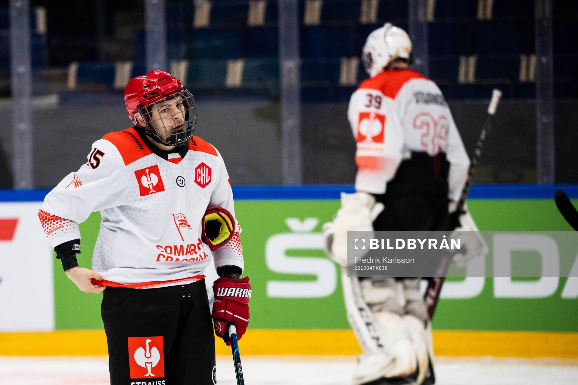 Patryk Wronka of Comarch Cracovia looks dejected