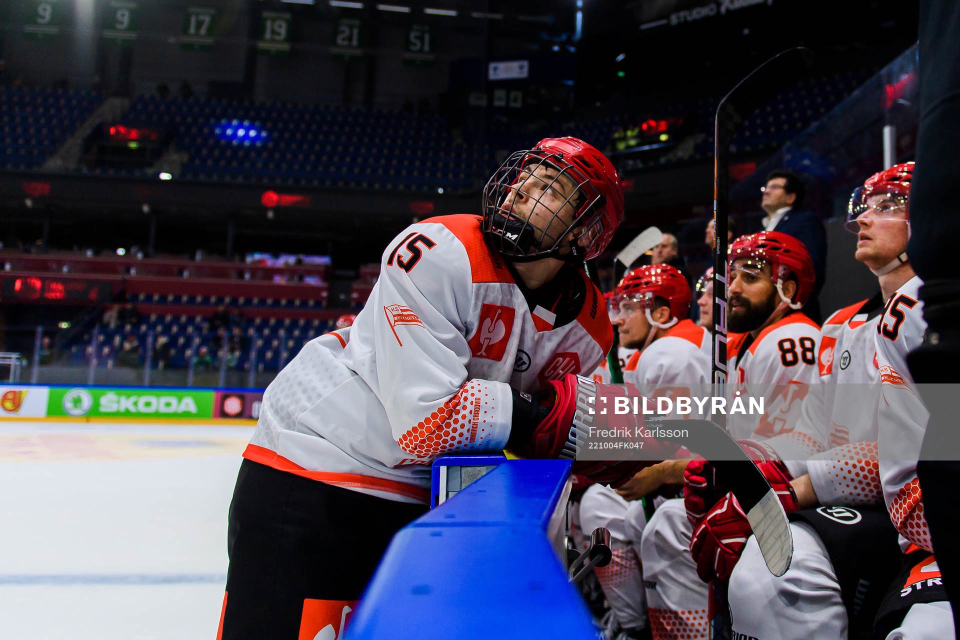 Patryk Wronka of Cracovia looks dejected