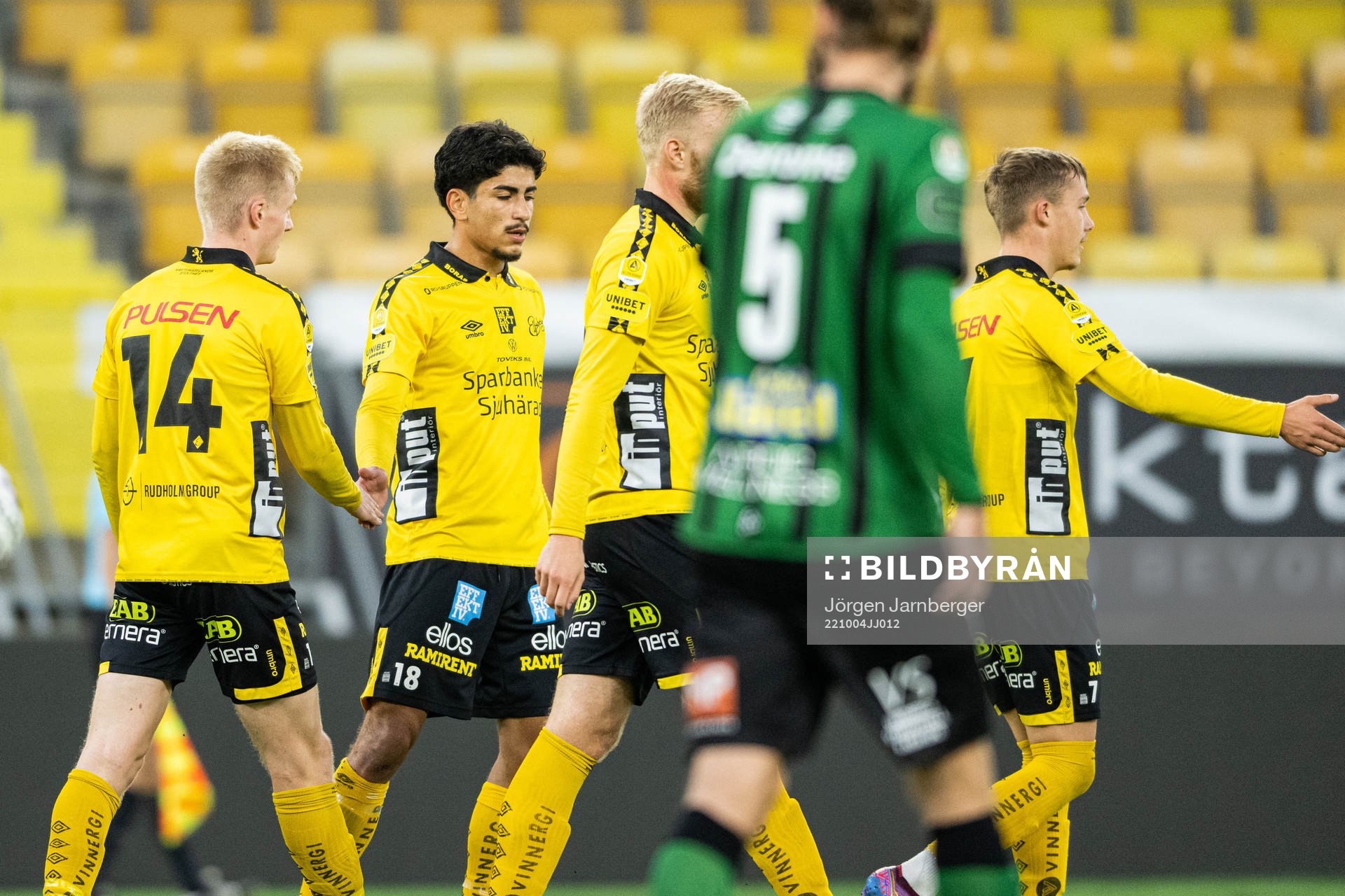 Elfsborgs spelare jublar