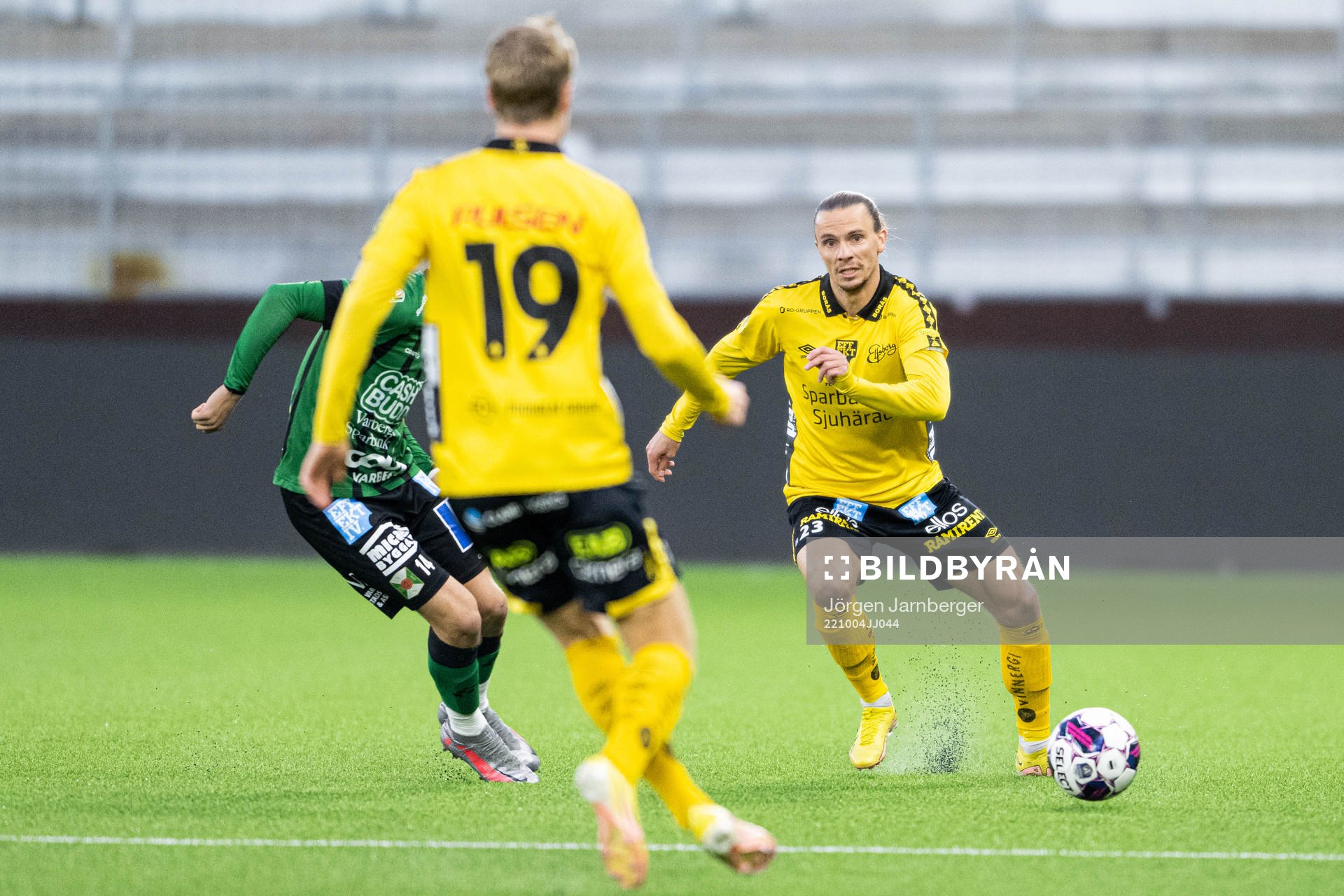 Elfsborgs Niklas Hult under semifinalen i U21 Allsvenskan mellan Elfsborg och Varberg den 4 oktober 2022 i Borås. 