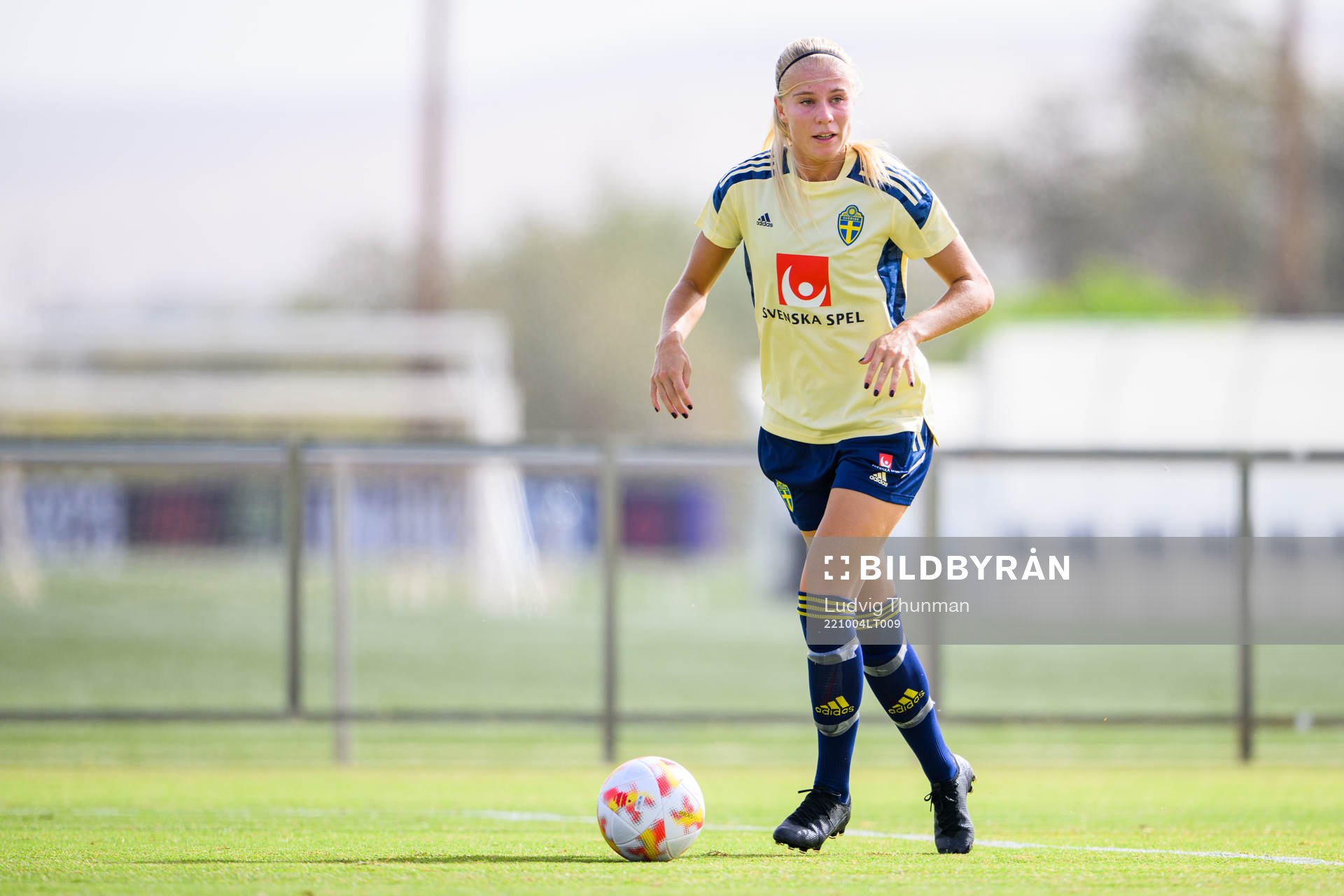 Stina Lennartsson of the Swedish women's national football