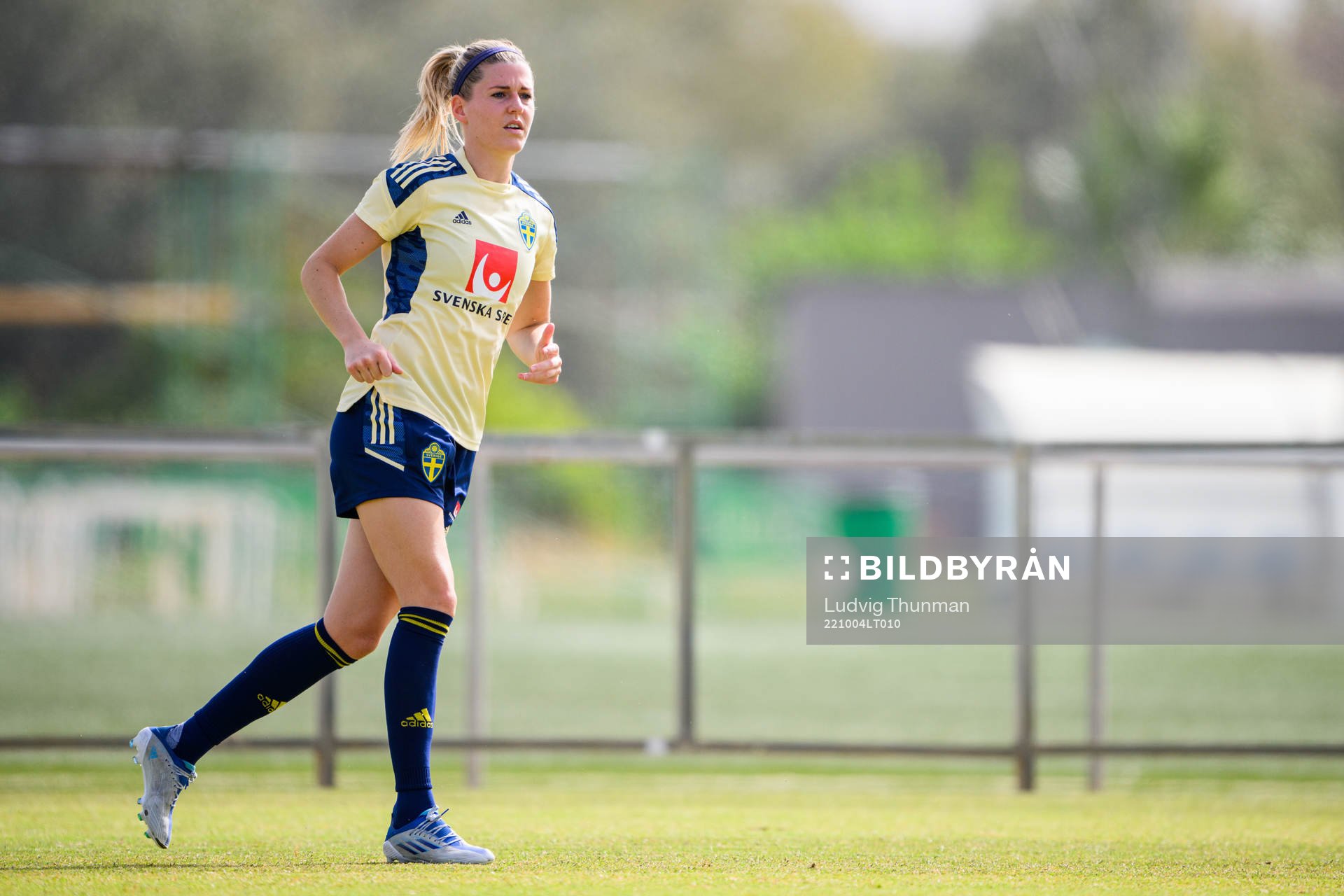 Olivia Schough of the Swedish women's national football