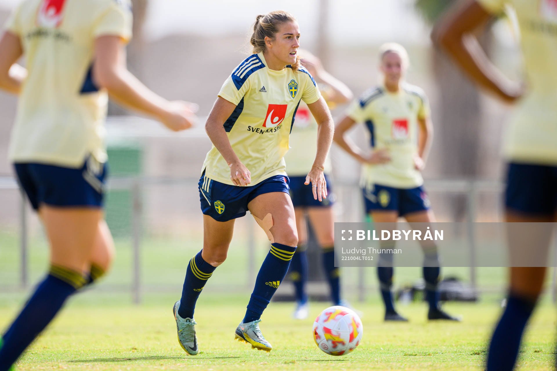 Filippa Angeldahl of the Swedish women's national football