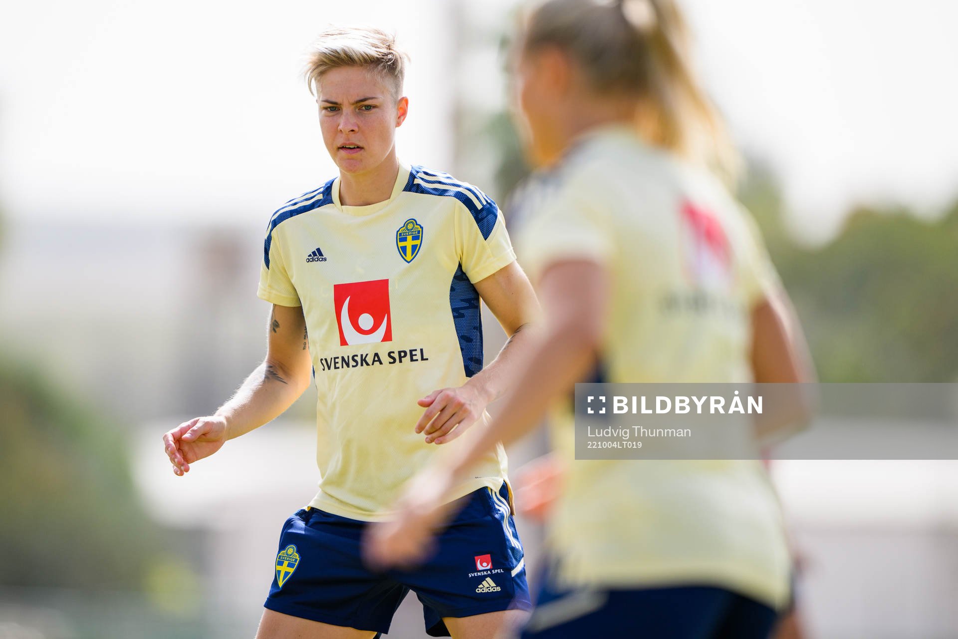 Lina Hurtig of the Swedish women's national football team