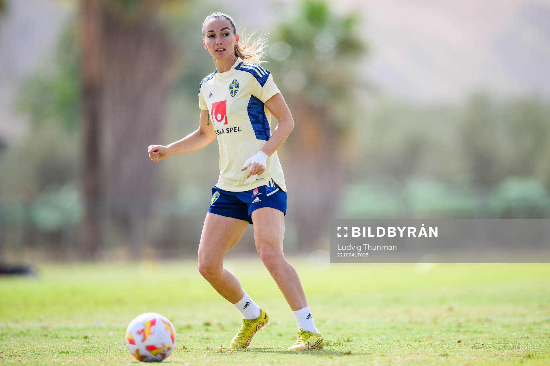 Kosovare Asllani of the Swedish women's national football