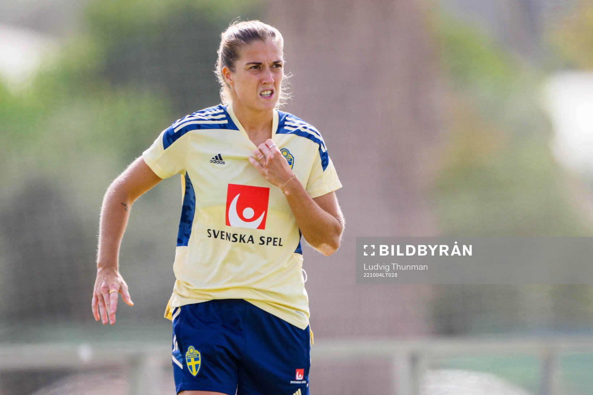 Filippa Angeldahl of the Swedish women's national football