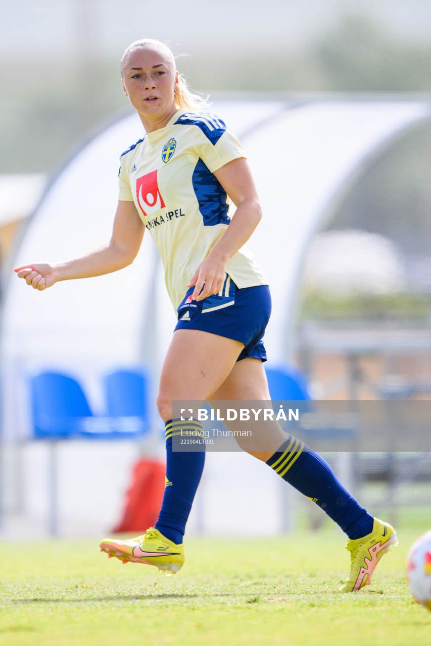 Hanna Bennison of the Swedish women's national football