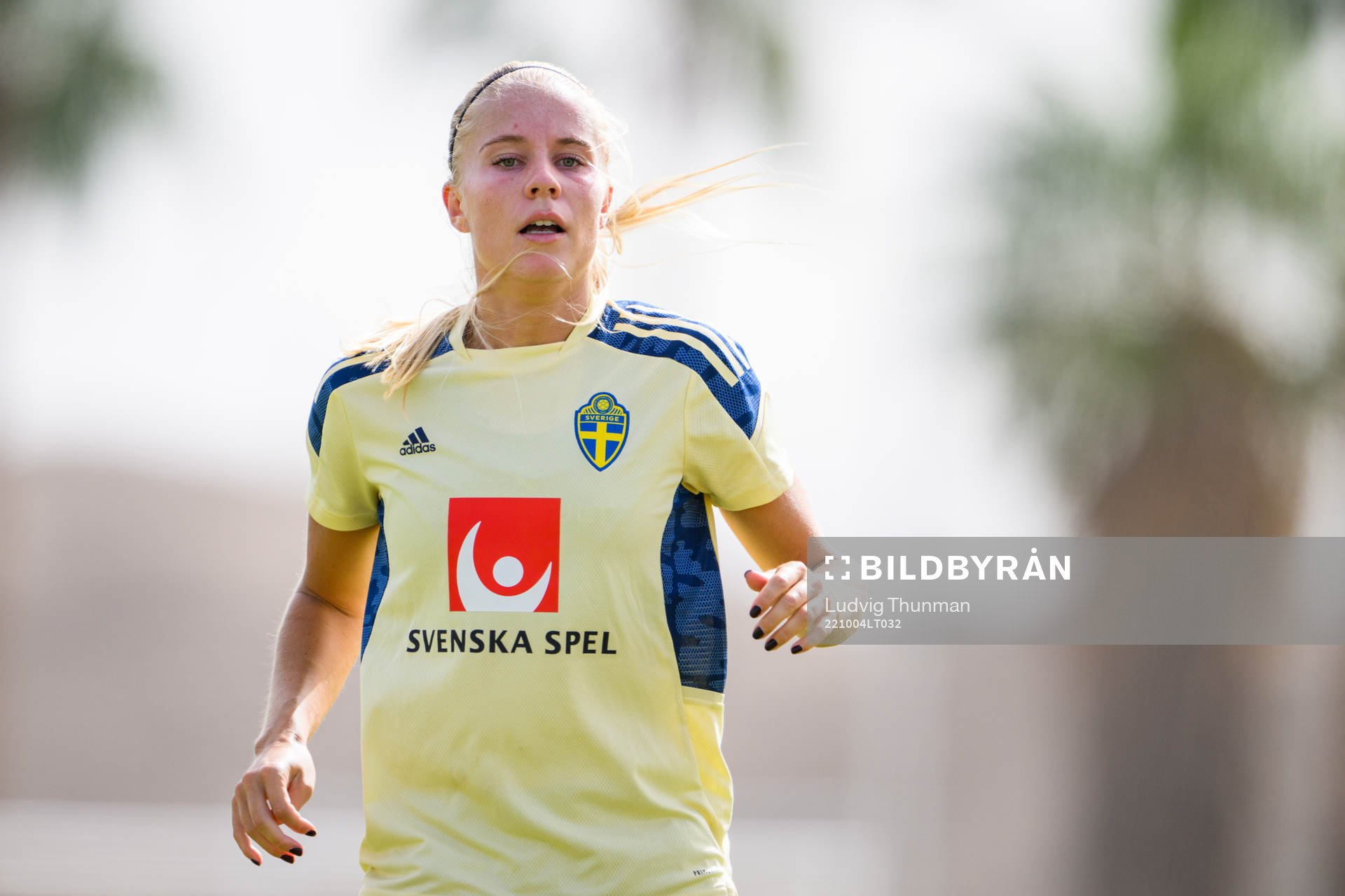 Stina Lennartsson of the Swedish women's national football