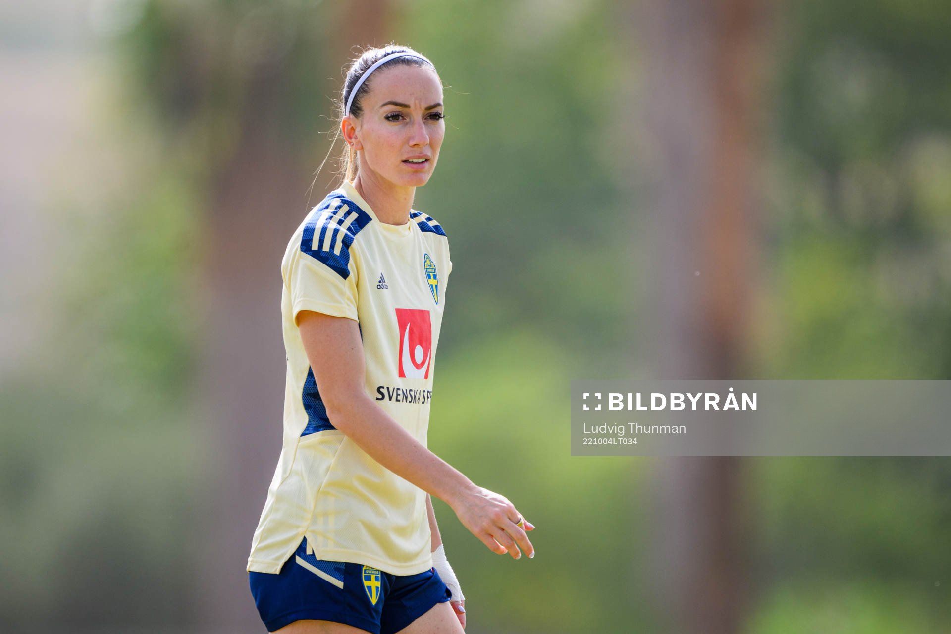 Kosovare Asllani of the Swedish women's national football