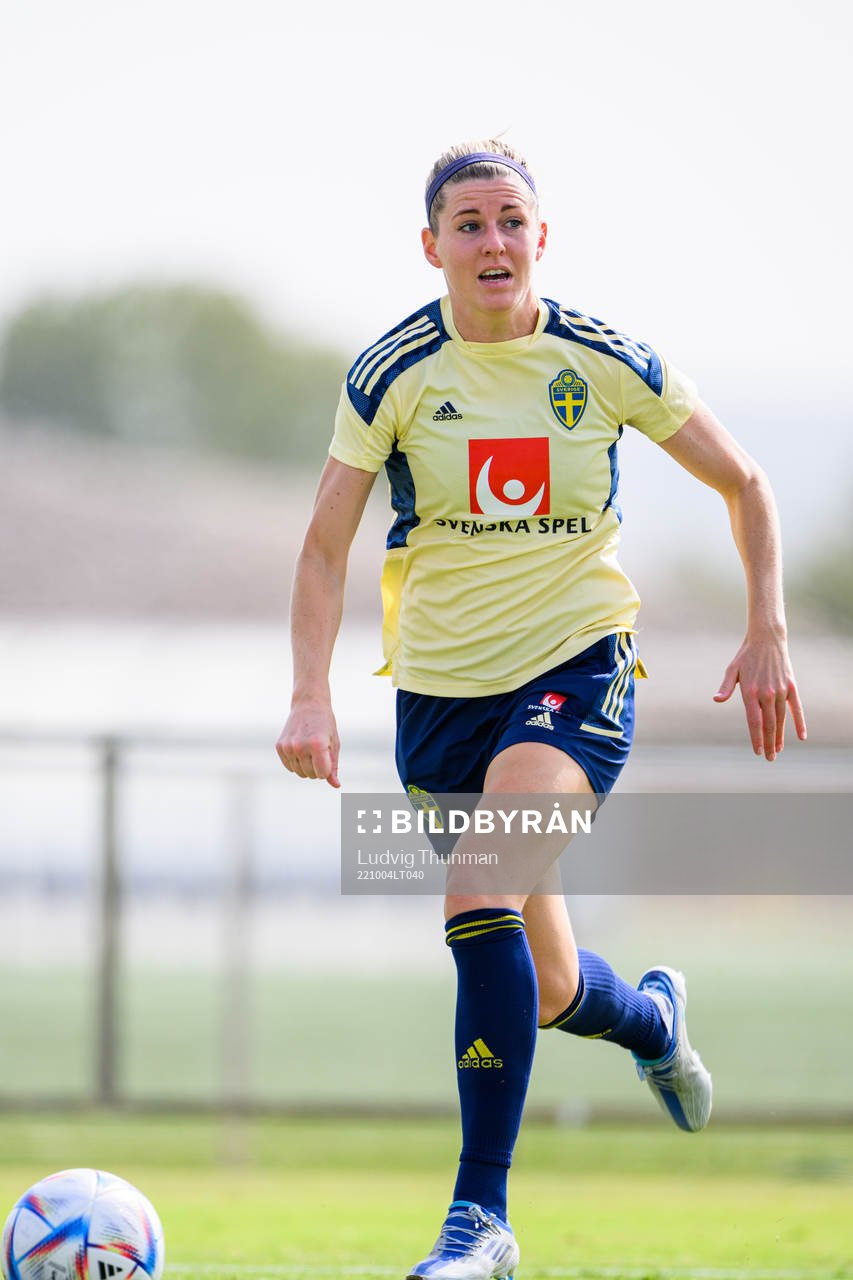 Olivia Schough of the Swedish women's national football