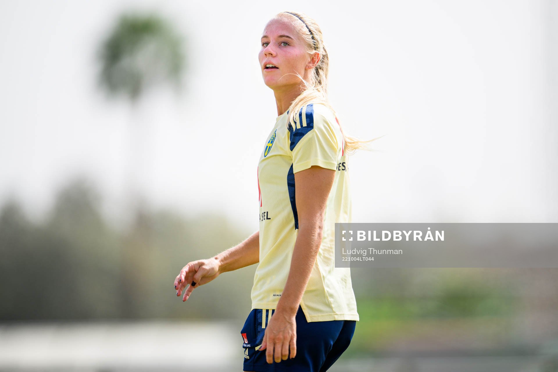 Stina Lennartsson of the Swedish women's national football