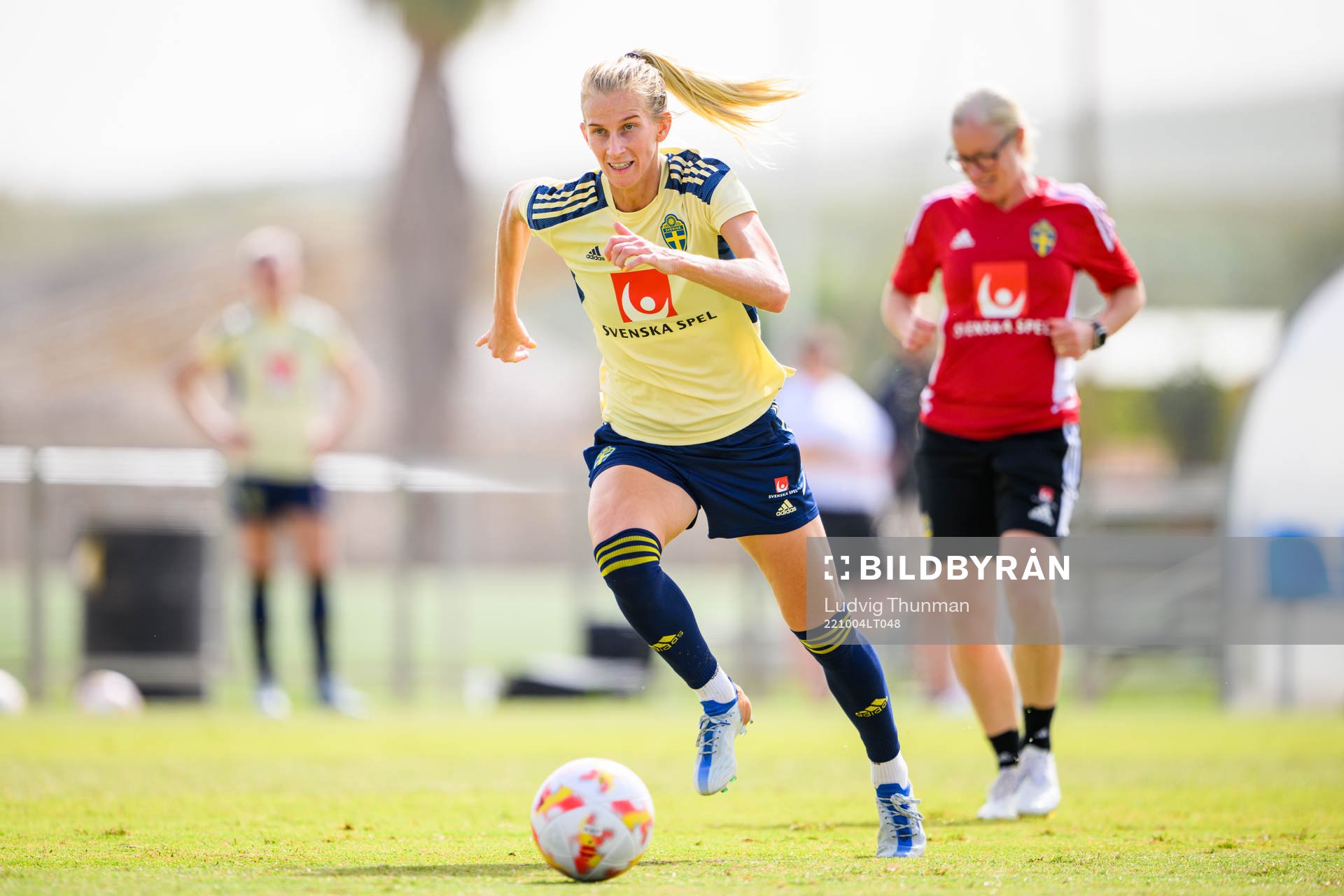 Sofia Jakobsson of the Swedish women's national football