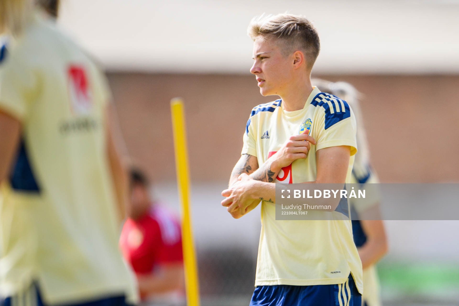 Lina Hurtig of the Swedish women's national football team