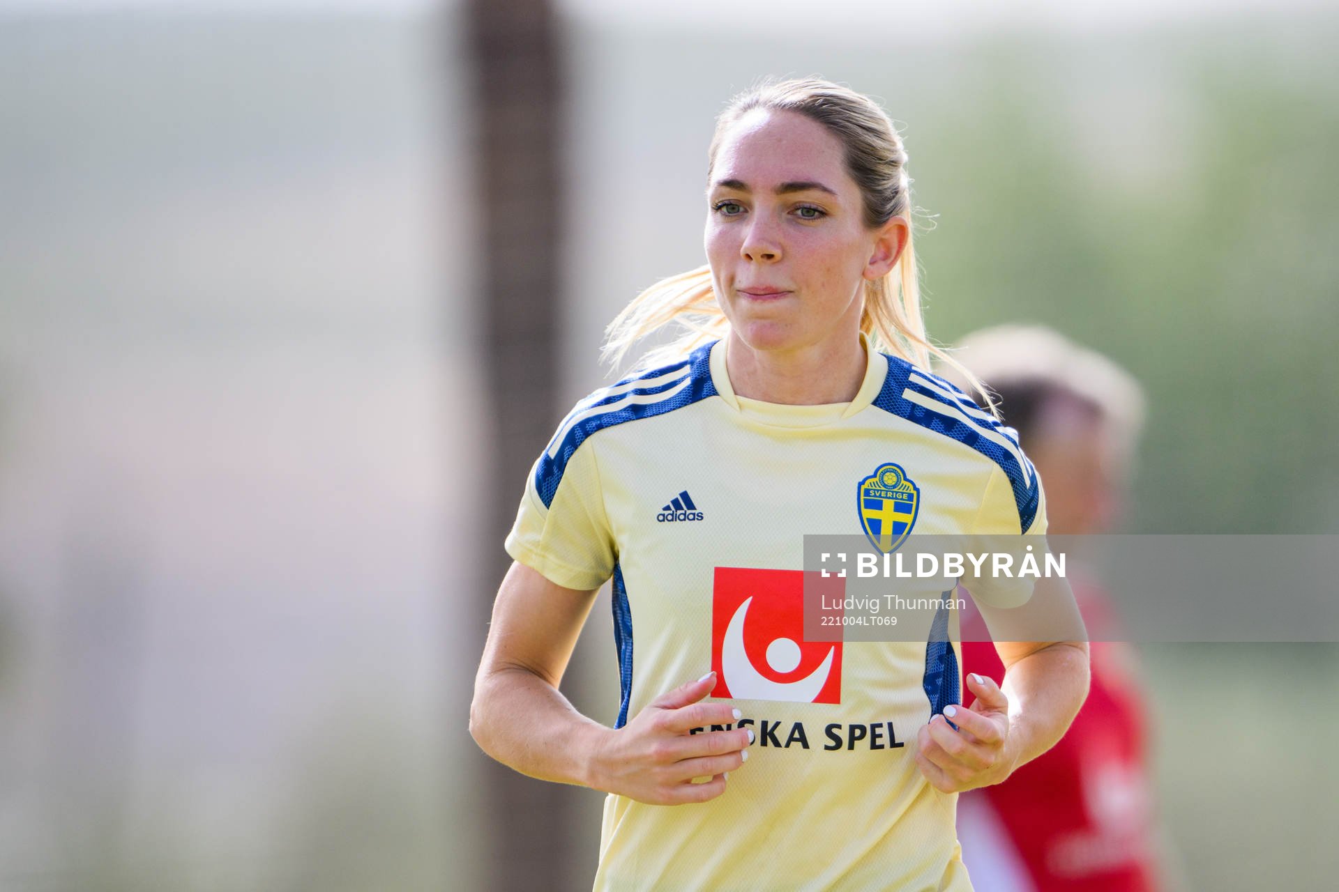 Elin Rubensson of the Swedish women's national football