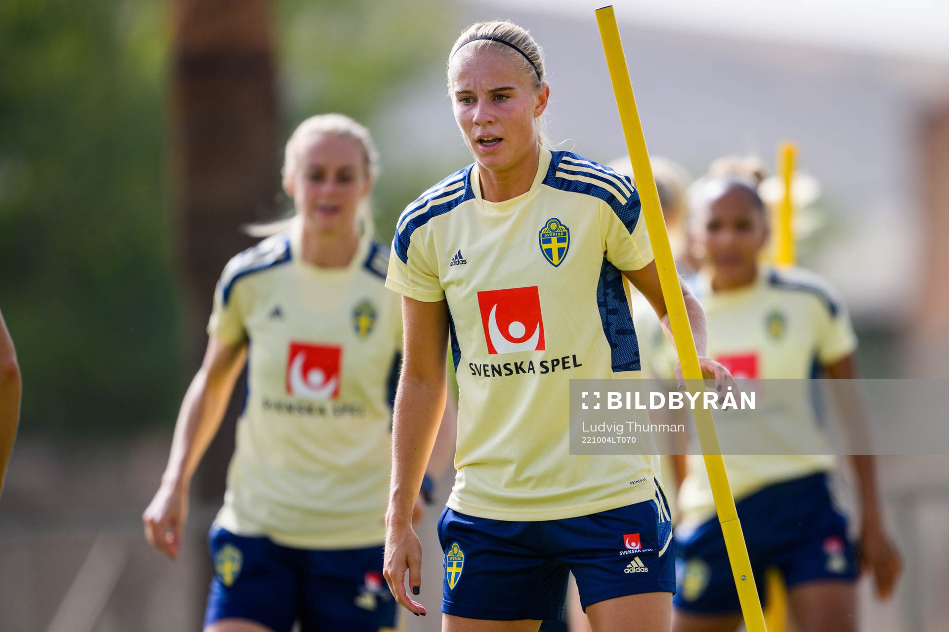 Stina Lennartsson of the Swedish women's national football