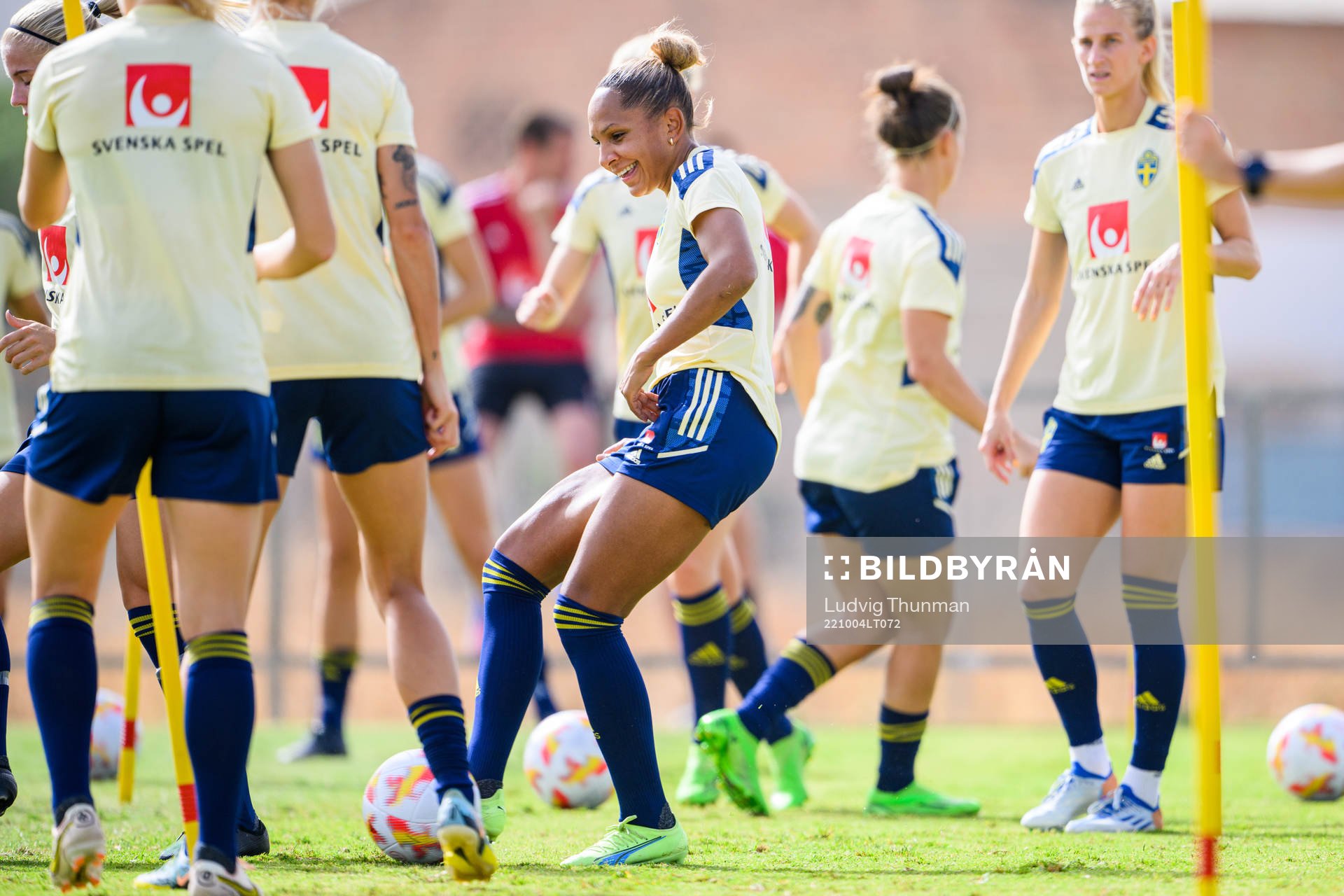 Madelen Janogy of the Swedish women's national football