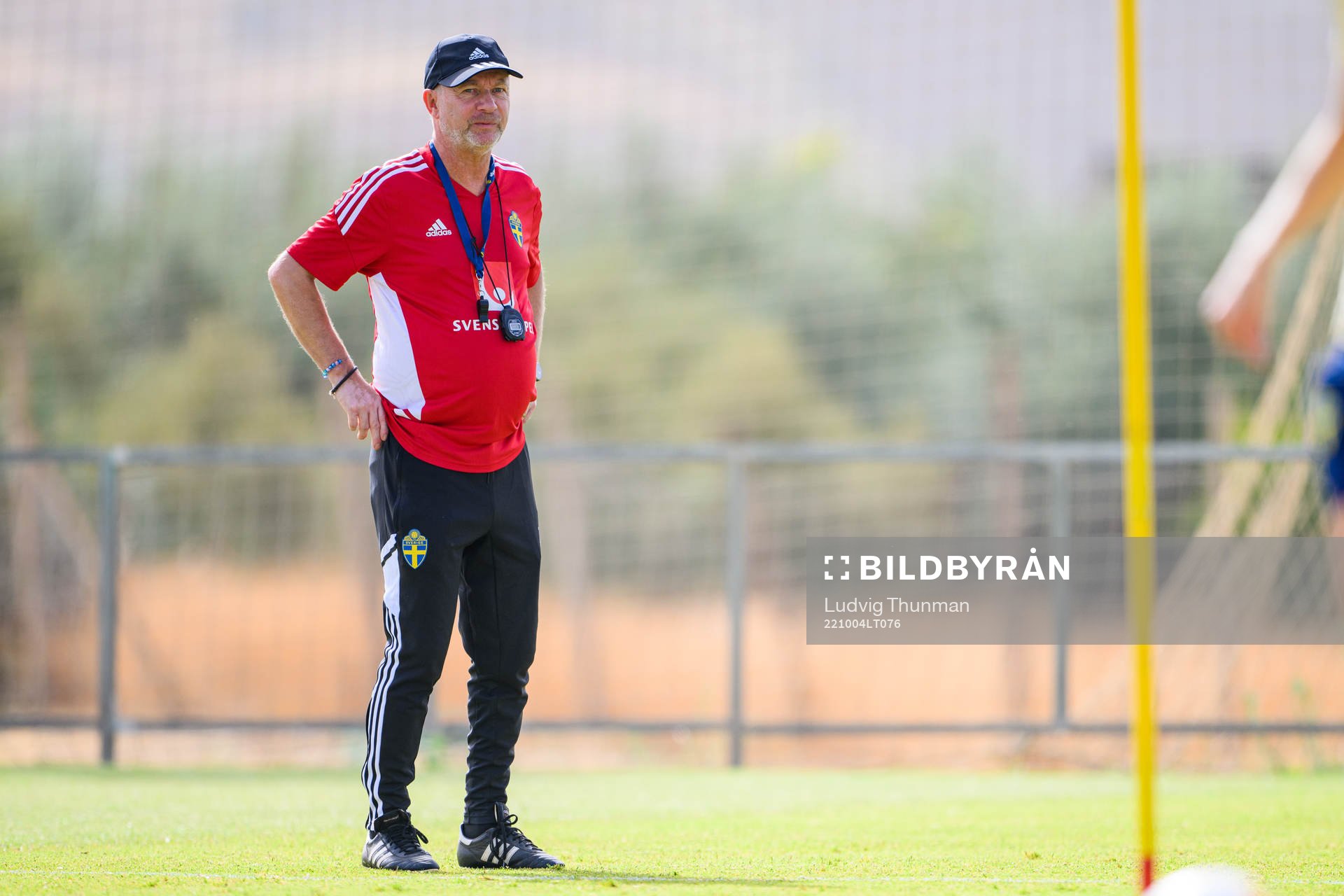 Head coach Peter Gerhardsson of the Swedish women's