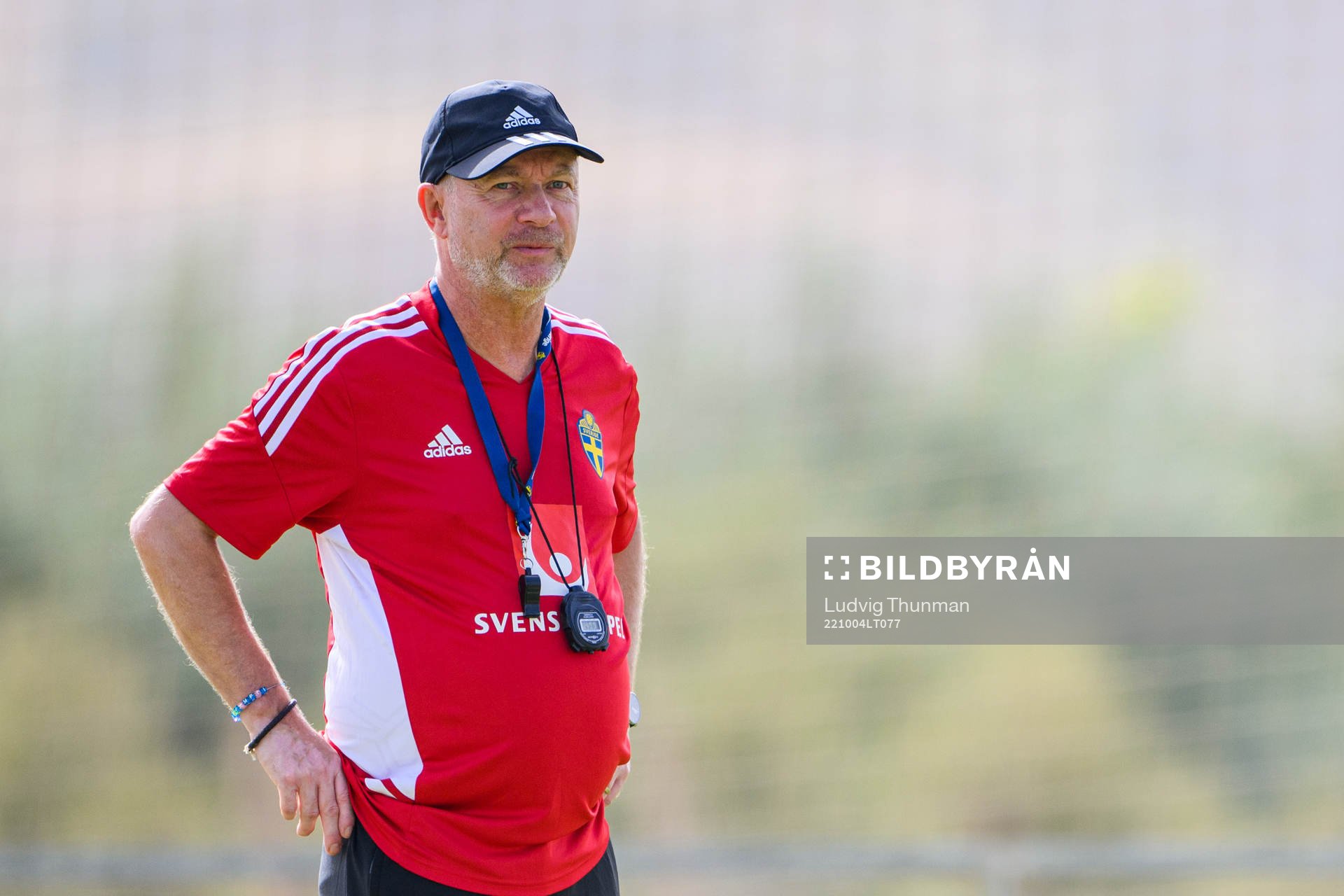 Head coach Peter Gerhardsson of the Swedish women's