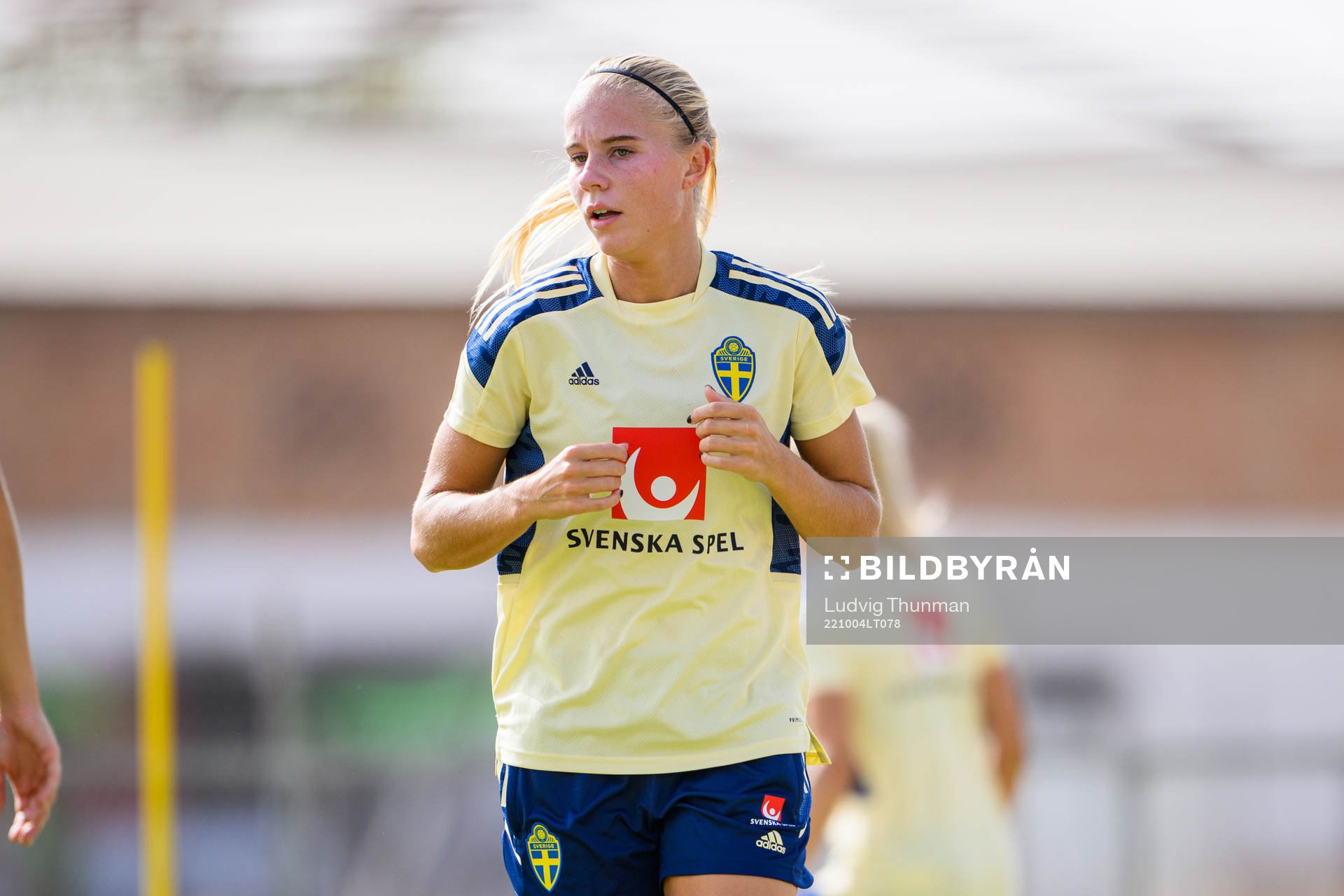 Stina Lennartsson of the Swedish women's national football