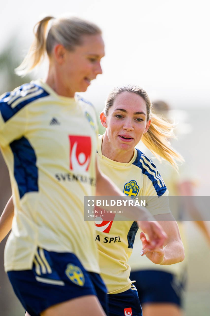 Elin Rubensson of the Swedish women's national football