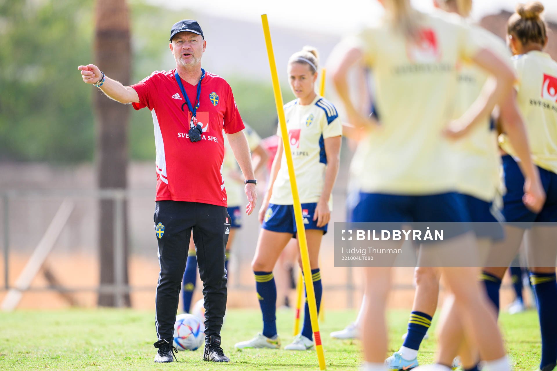 Head coach Peter Gerhardsson of the Swedish women's