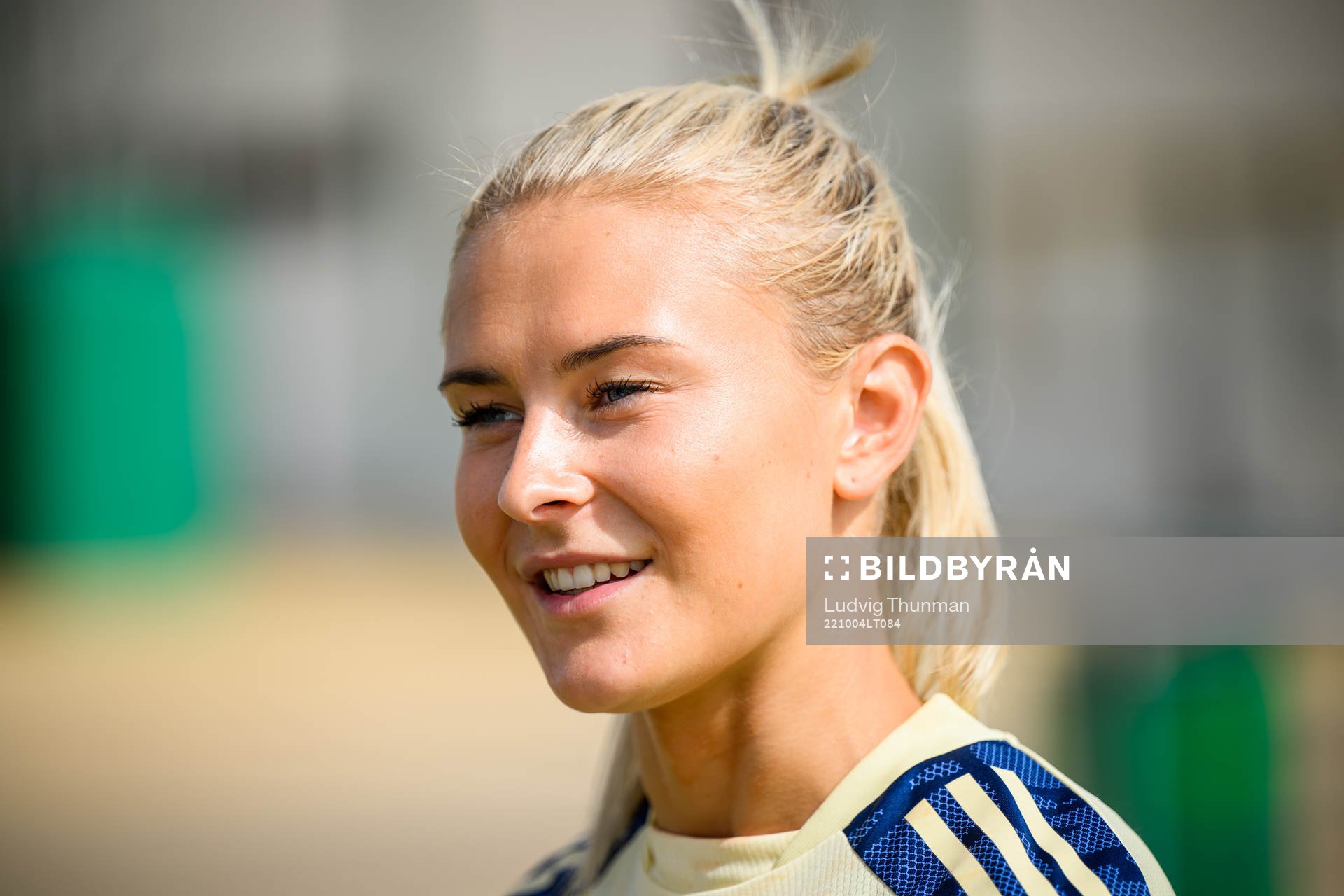 Amanda Nilden of the Swedish women's national football team