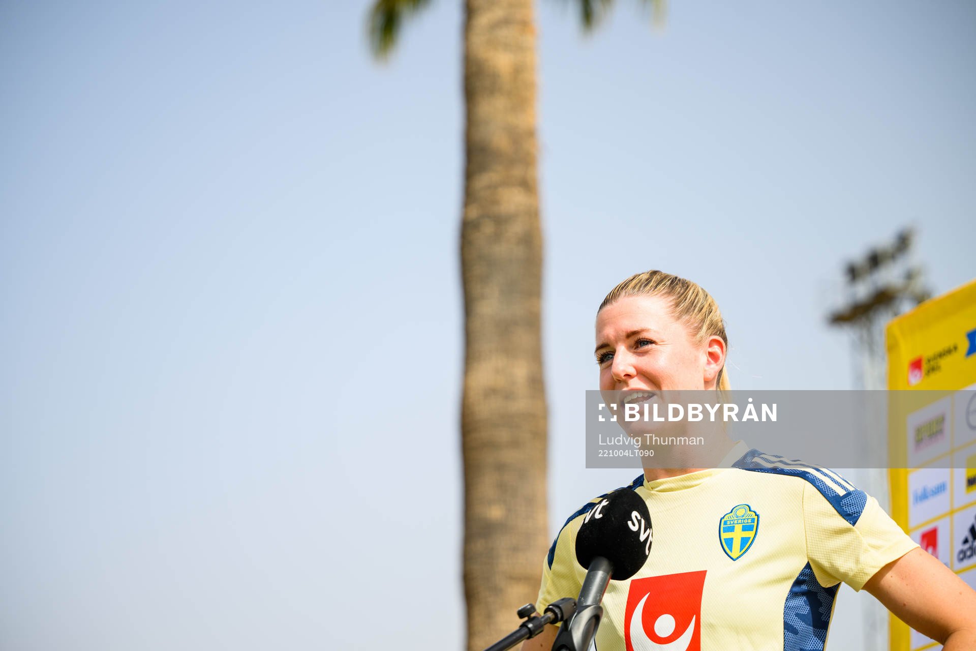 Olivia Schough of the Swedish women's national football