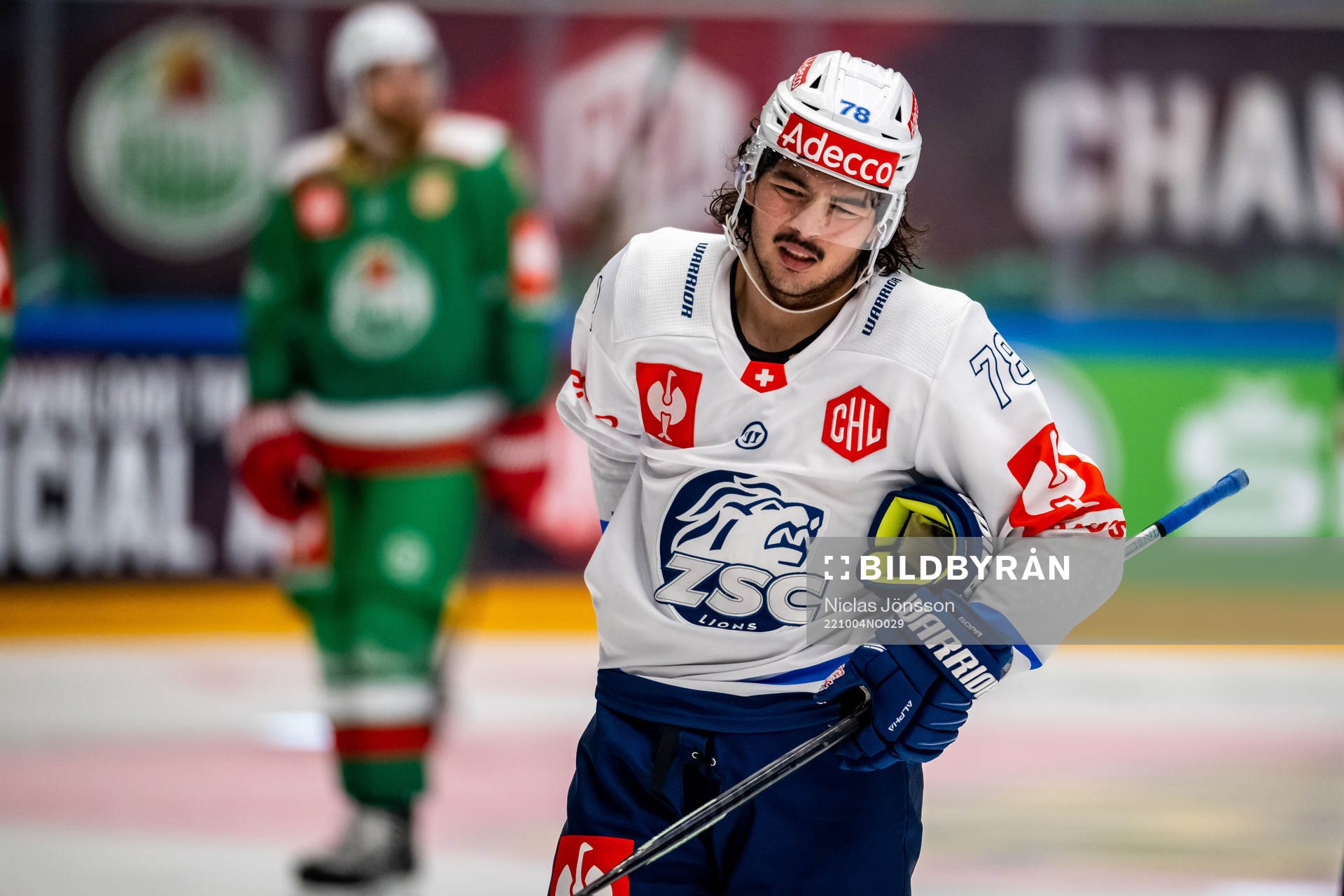 Kyen Sopa of ZSC Lions looks dejected