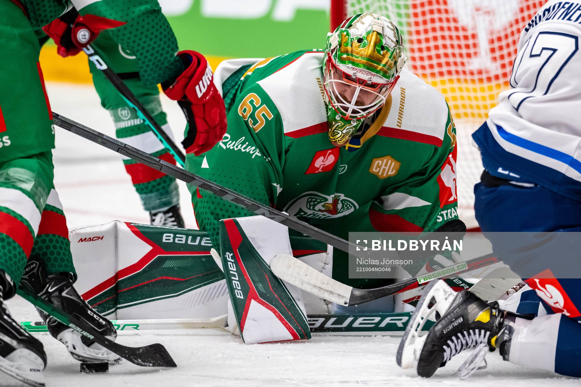 Goalkeeper Christoffer Rifalk of Rögle