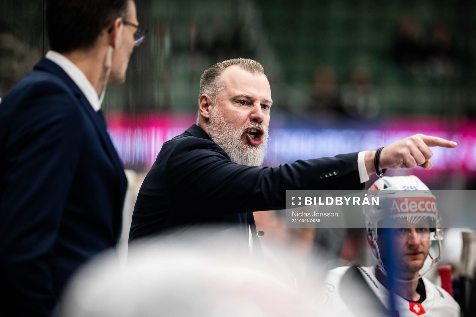Head coach Rikard Grönborg of ZSC Lions