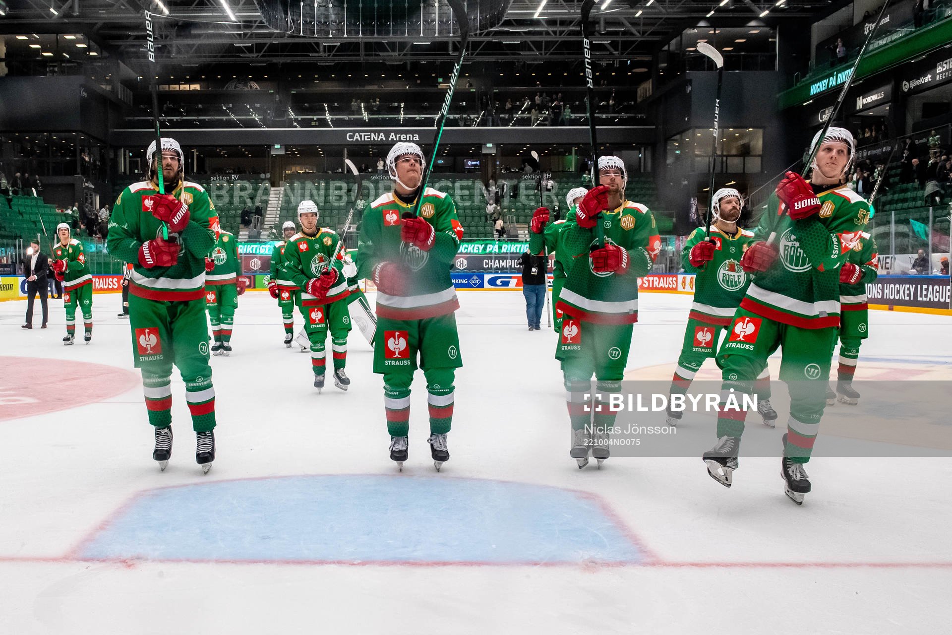 Player of Rögle celebrates