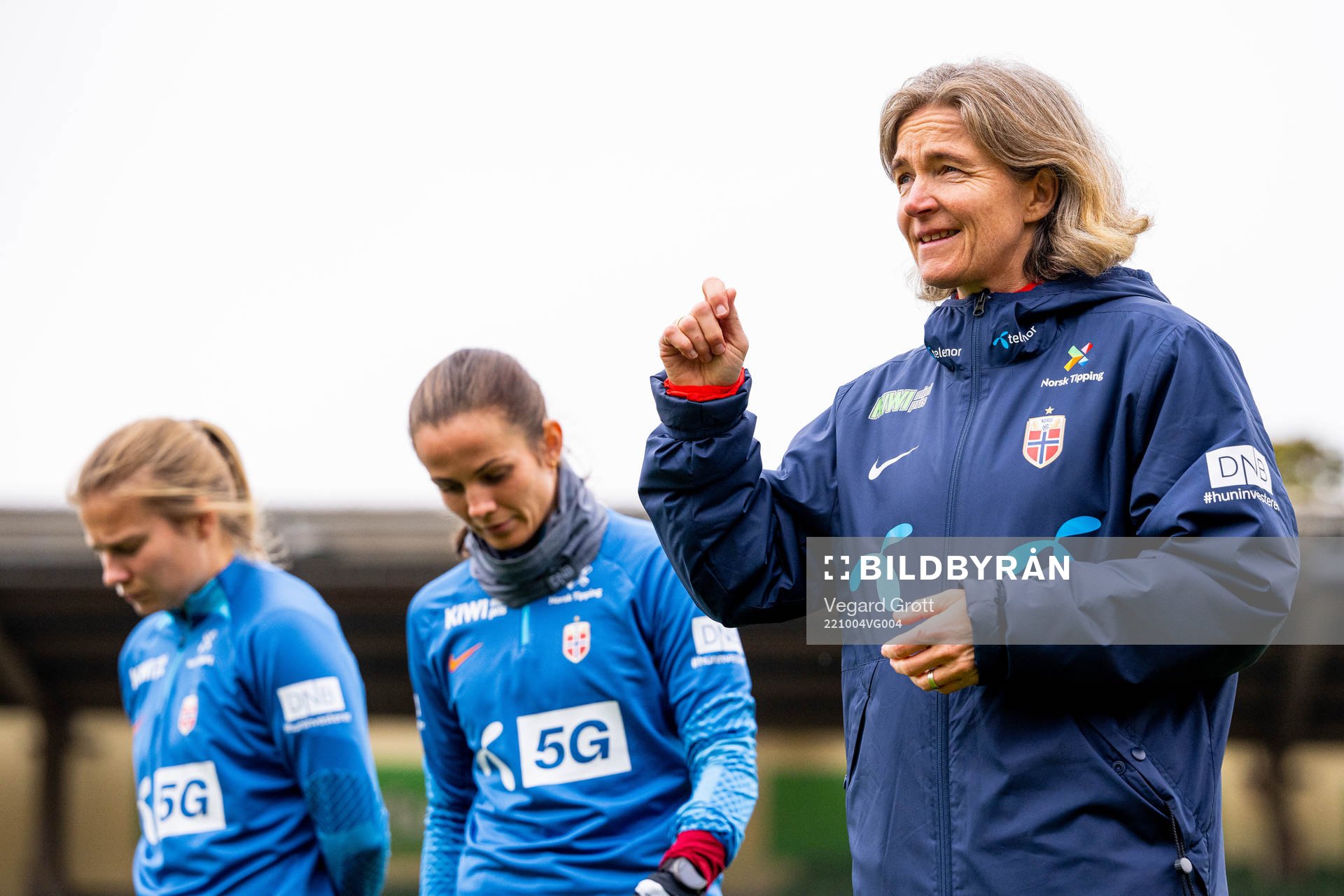 Hege Riise, head coach of the Norwegian women's national