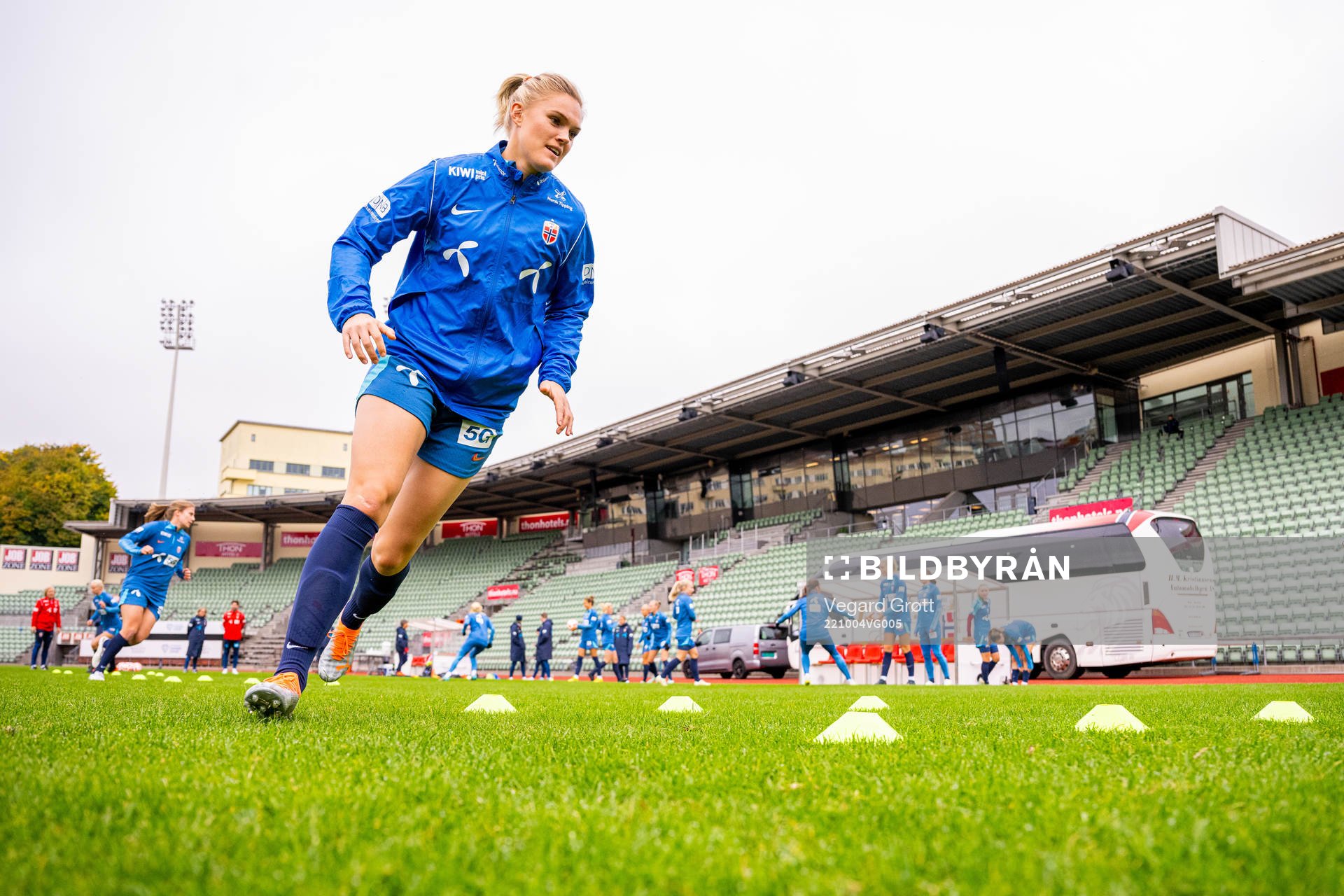 Kristine Bjørdal Leine of the Norwegian women's national