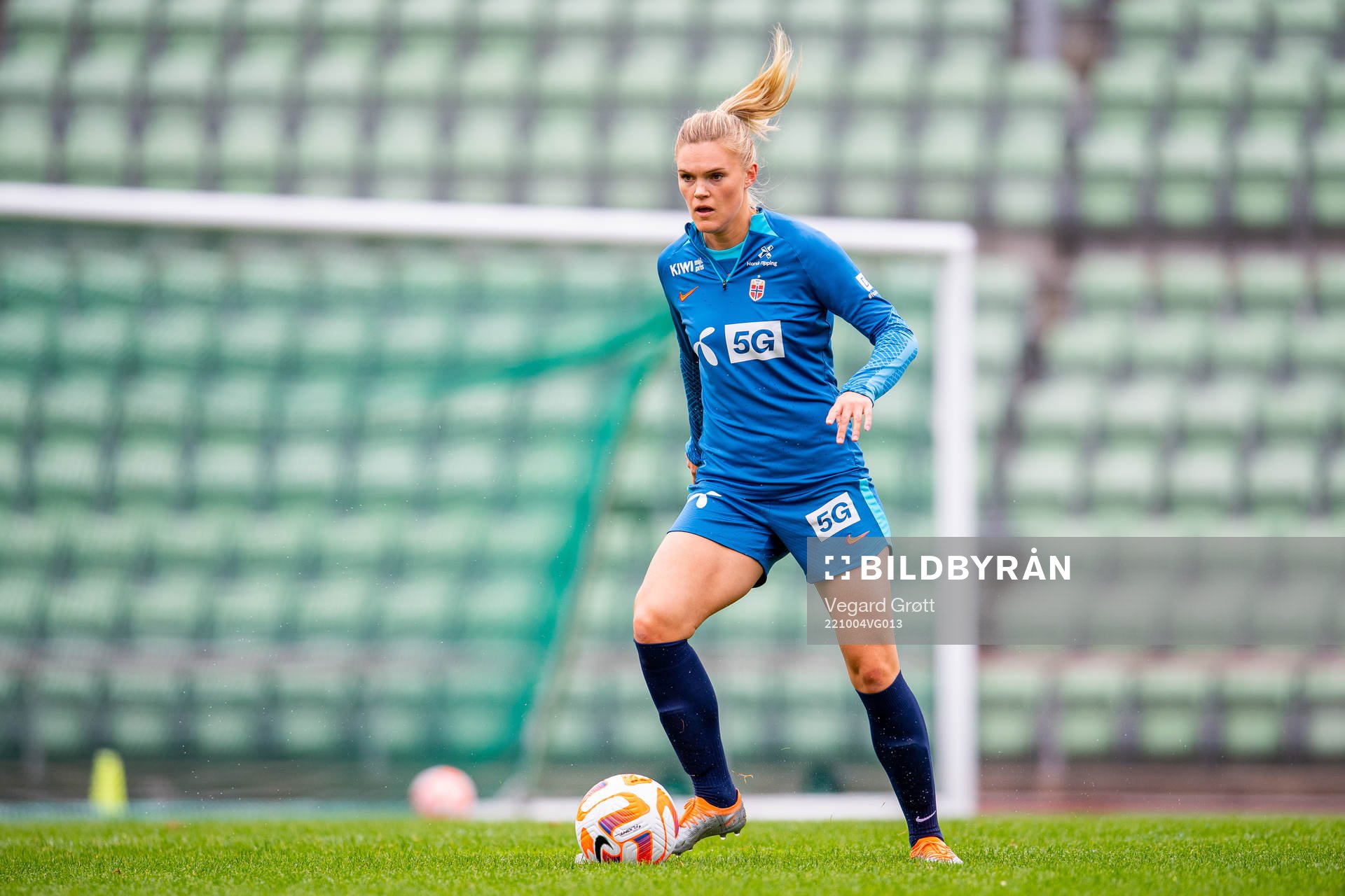 Kristine Bjørdal Leine of the Norwegian women's national