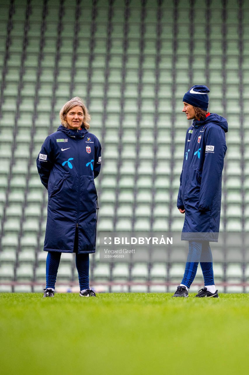 Hege Riise, head coach of the Norwegian women's national