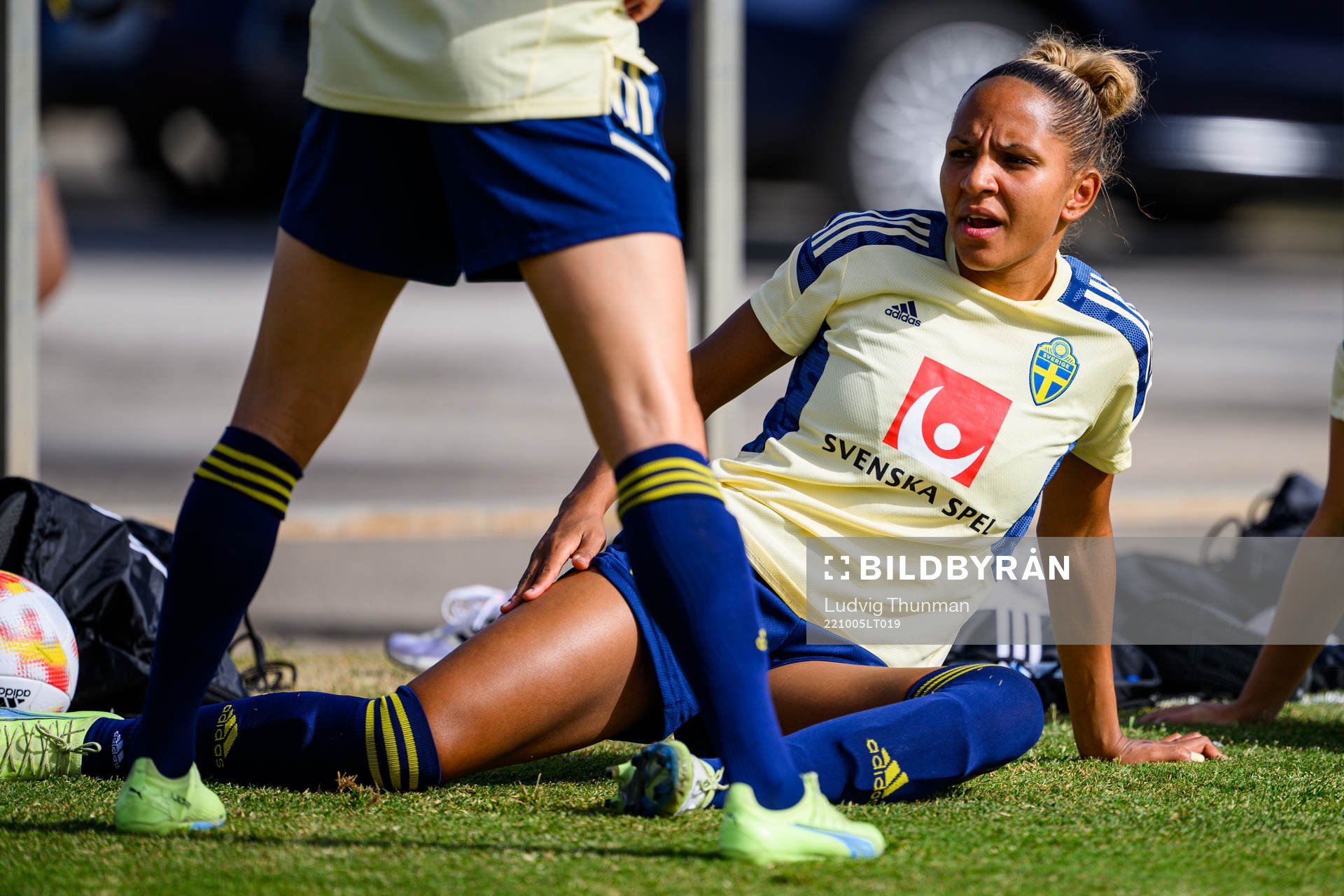 Madelen Janogy of the Swedish women's national football
