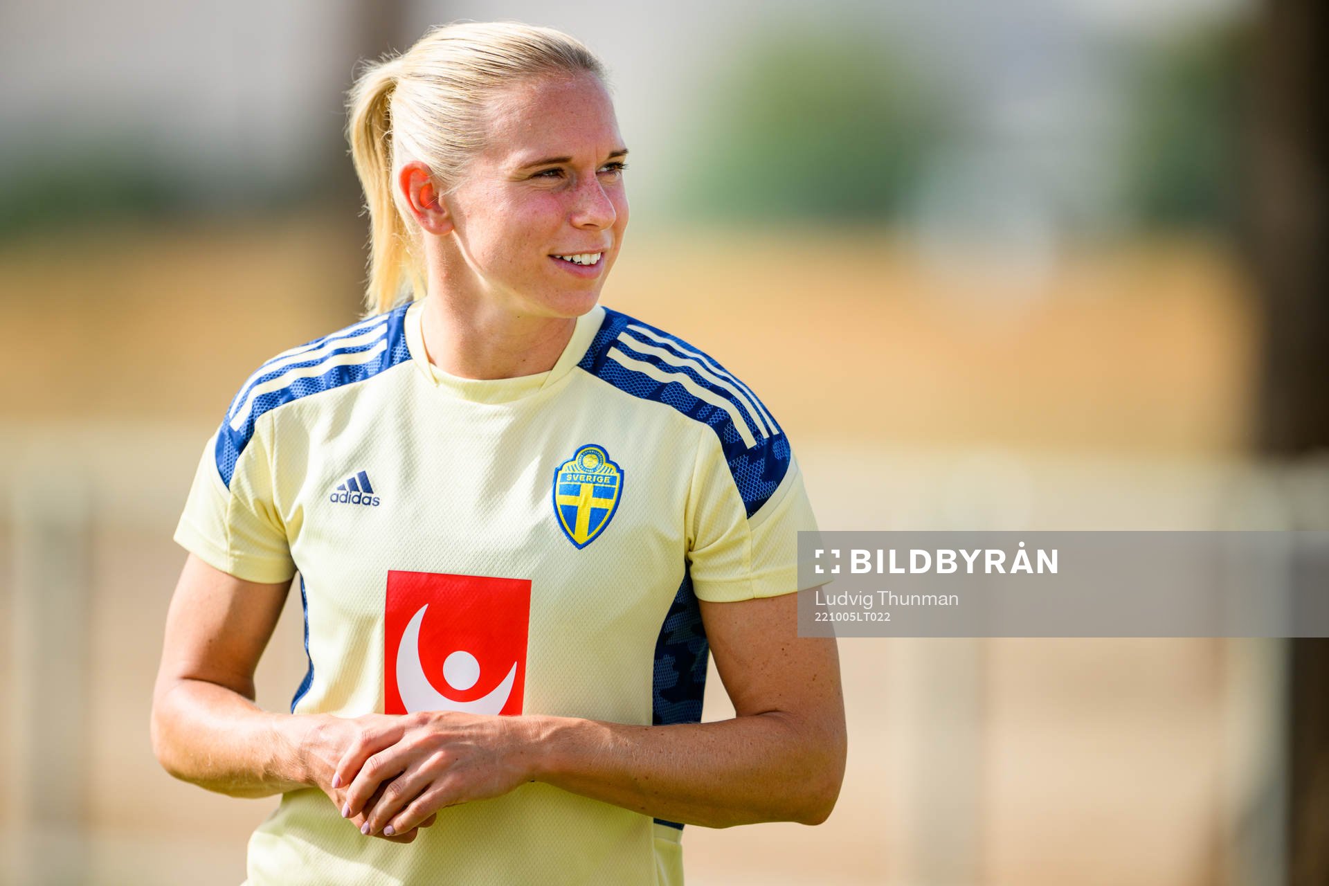 Jonna Andersson of the Swedish women's national football