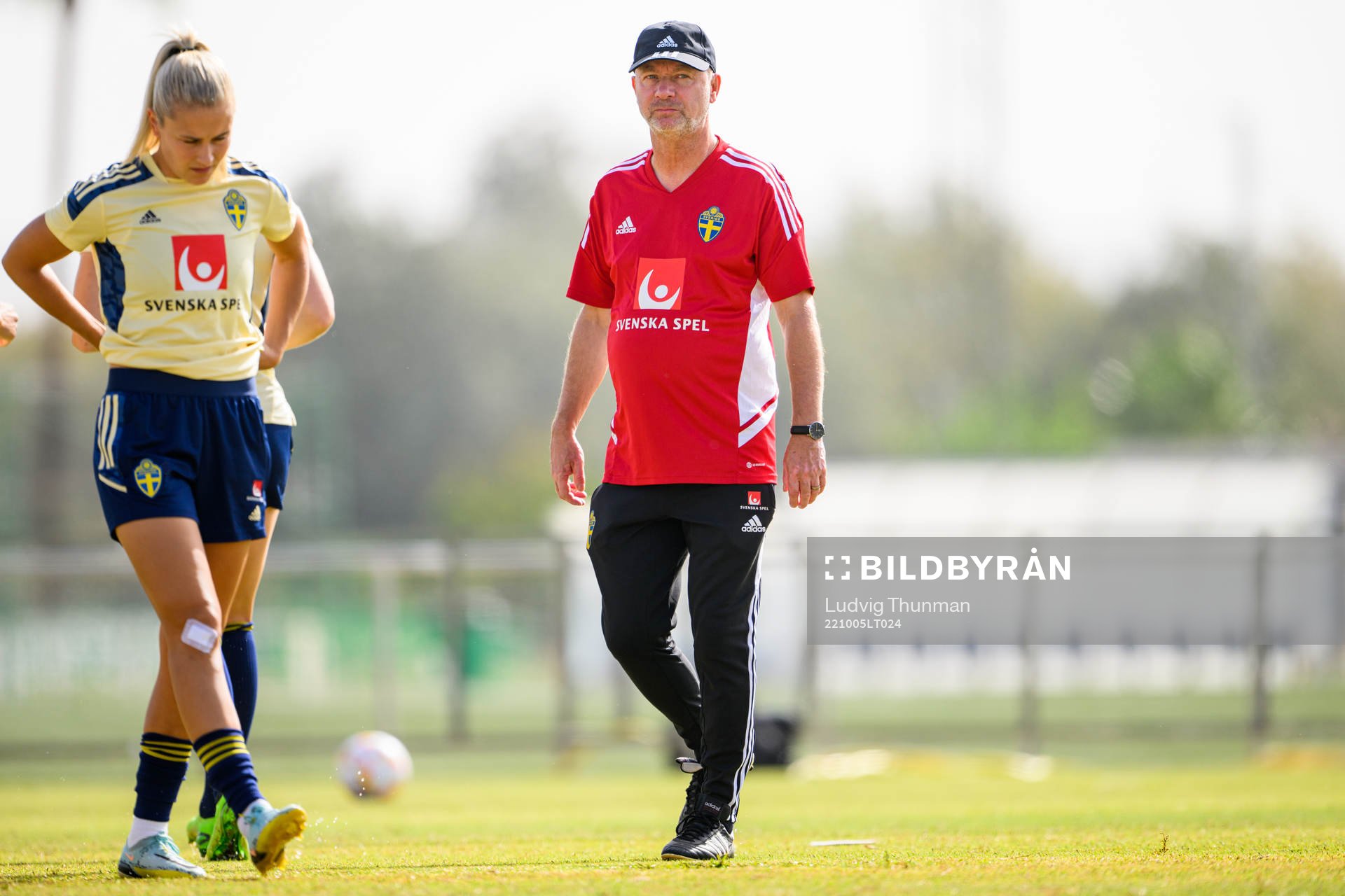 Head coach Peter Gerhardsson of the Swedish women's
