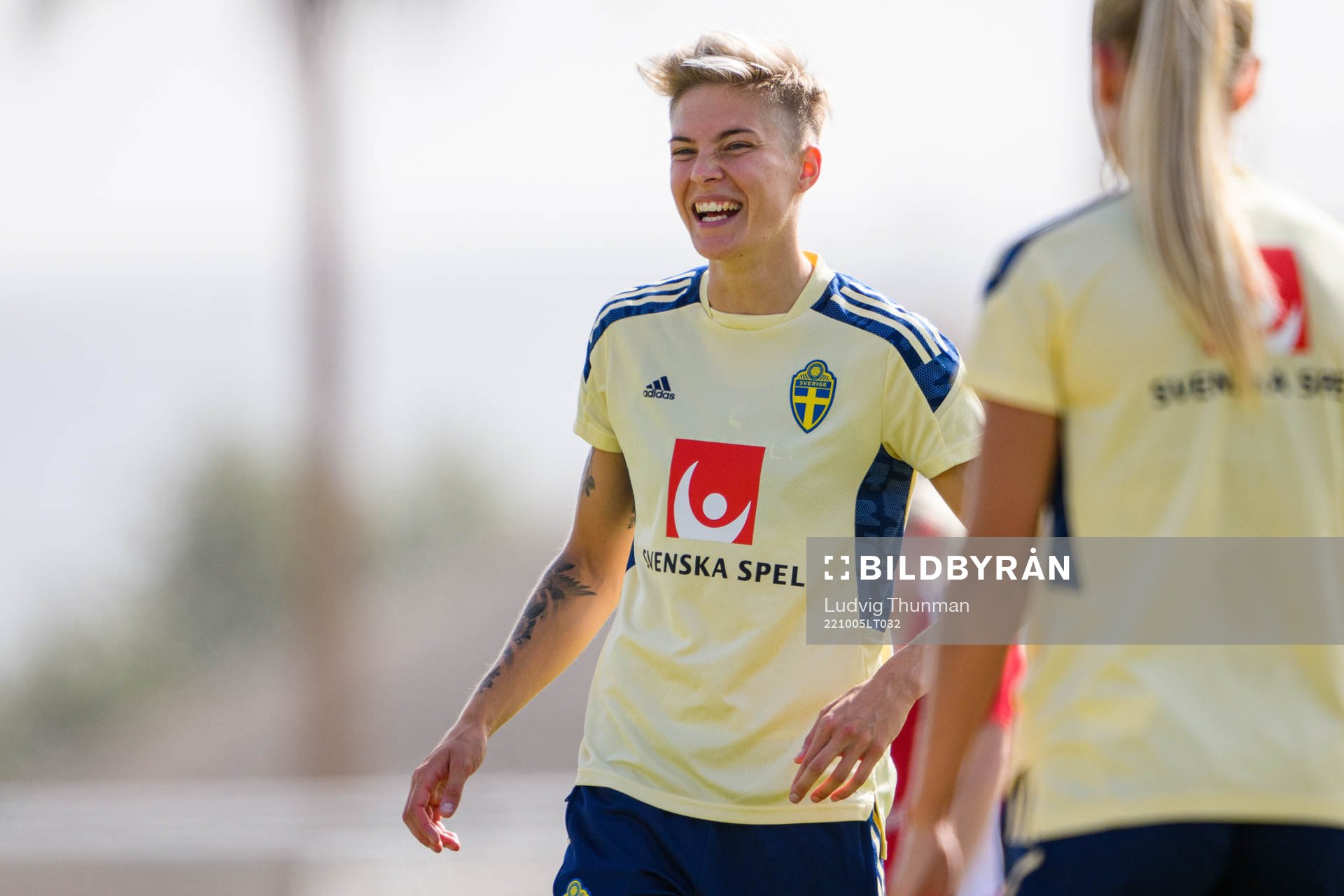 Lina Hurtig of the Swedish women's national football team