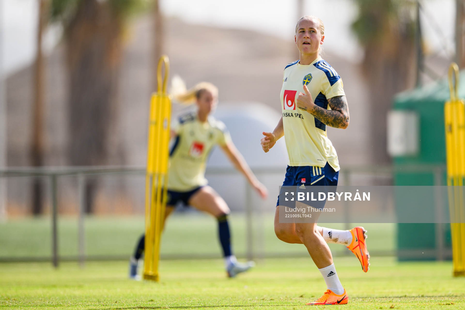 Filippa Curmark of the Swedish women's national football