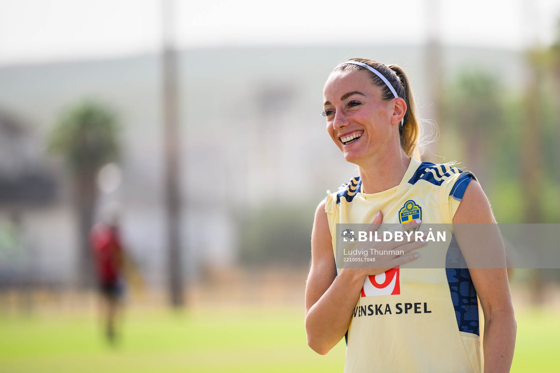 Kosovare Asllani of the Swedish women's national football